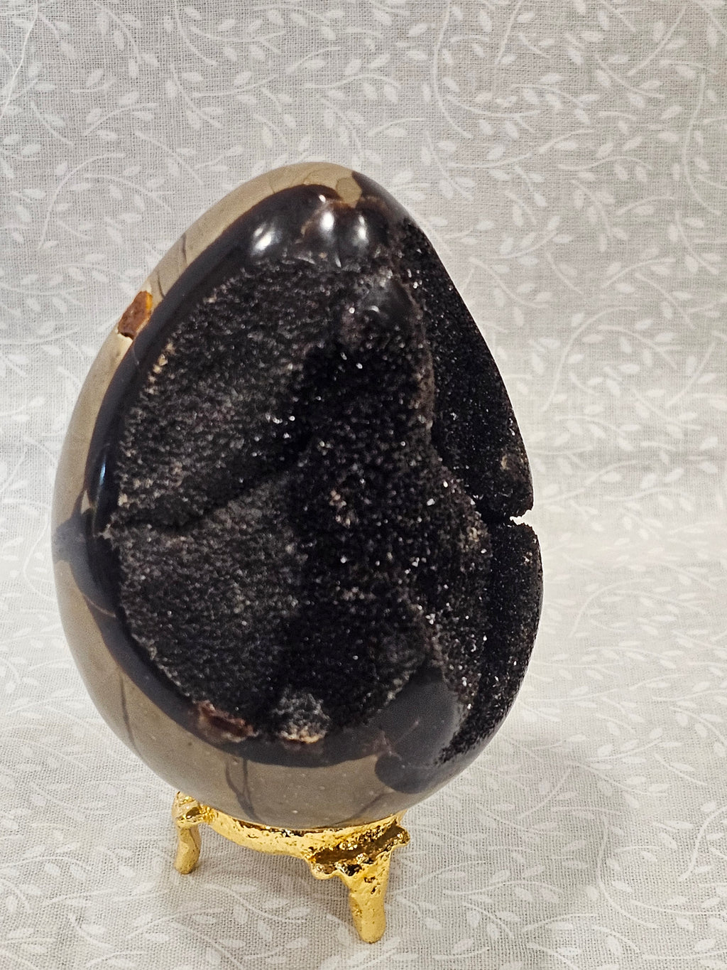 Septarian Crystal Dragon Egg