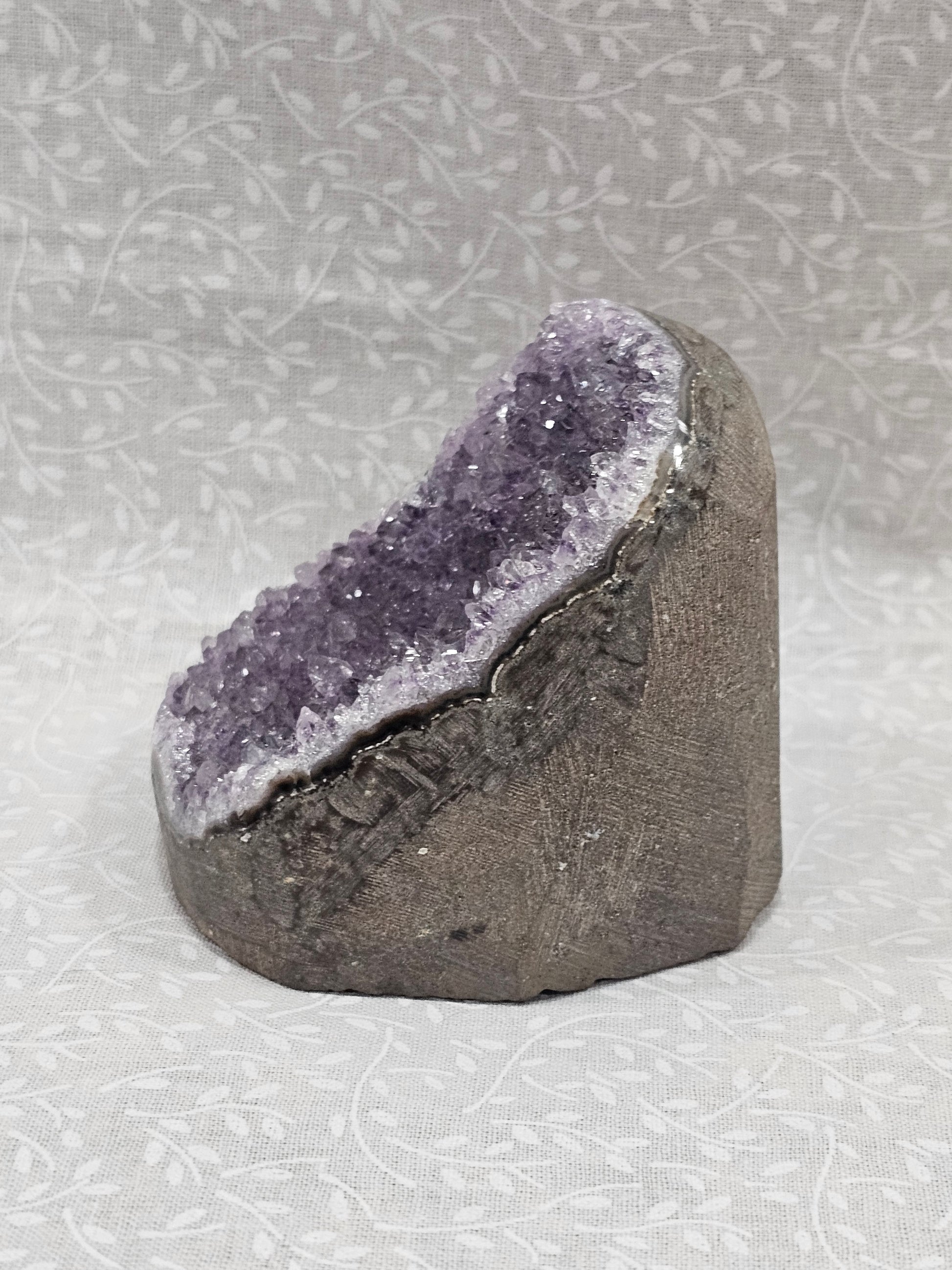 Amethyst Raw Crystal Cut Base