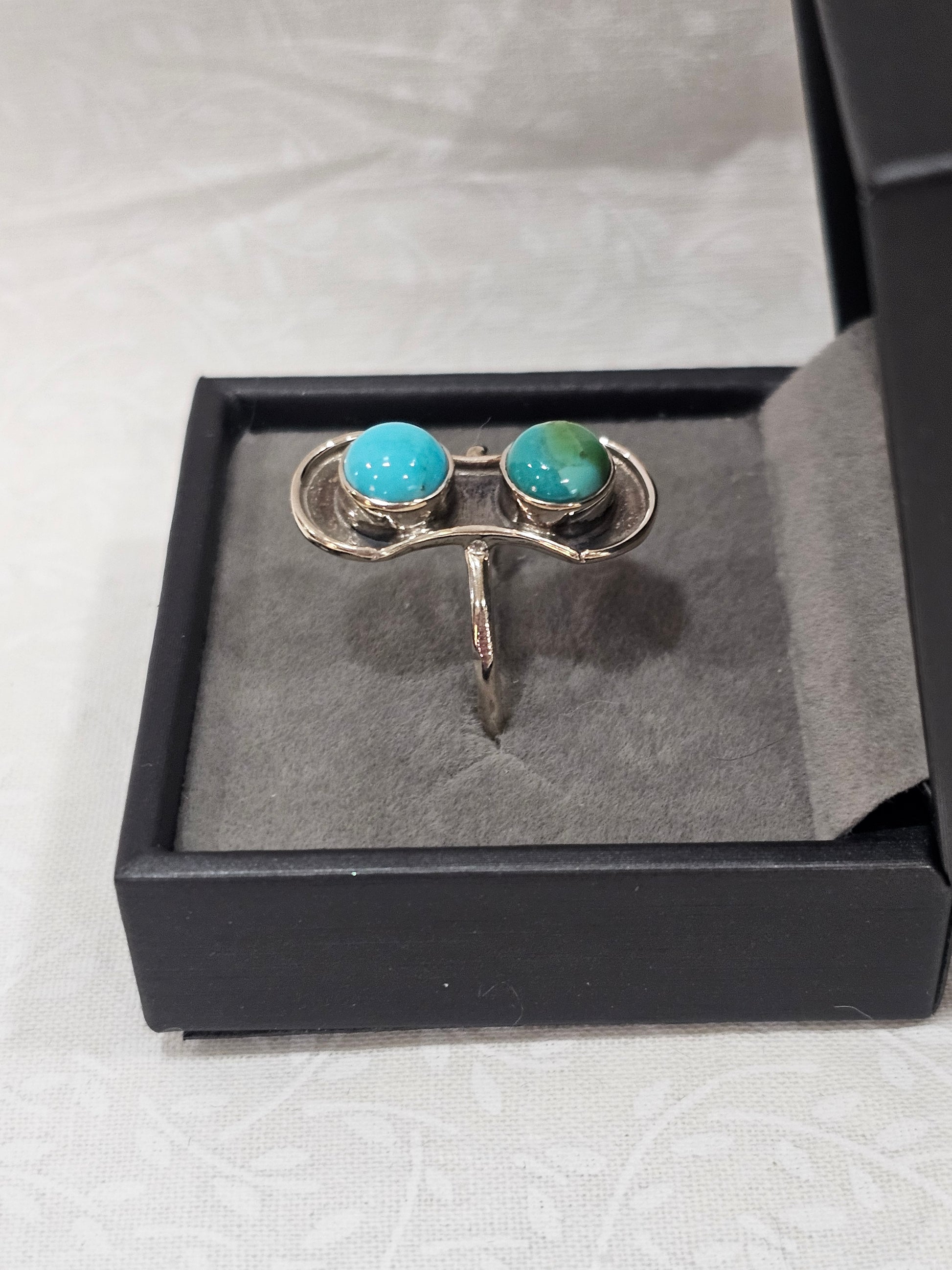Sterling Silver Turquoise Gemstone Ring 8