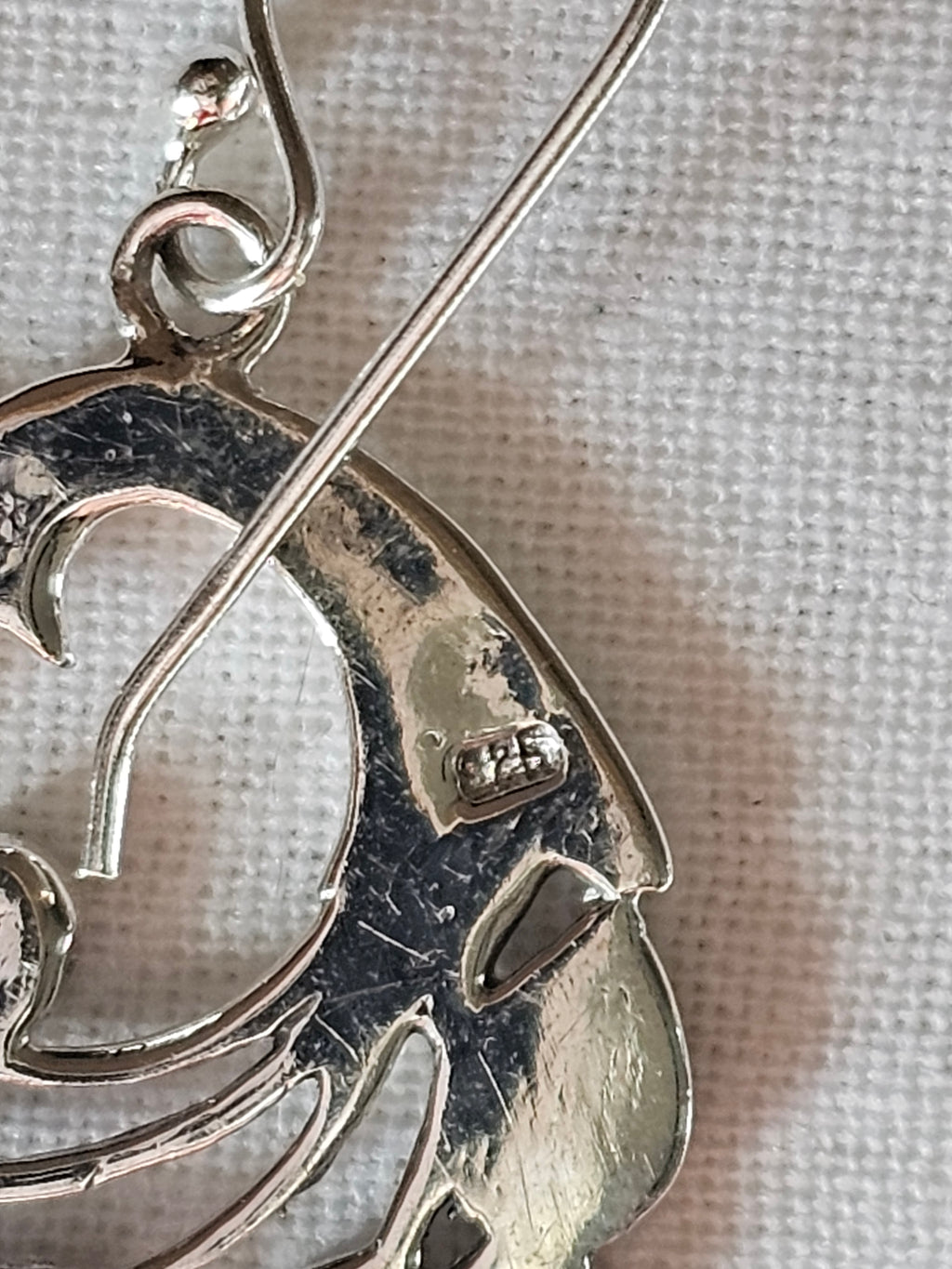 Sterling Silver Chrysoprase Peacock Dangle Earrings - Natural Gemstone