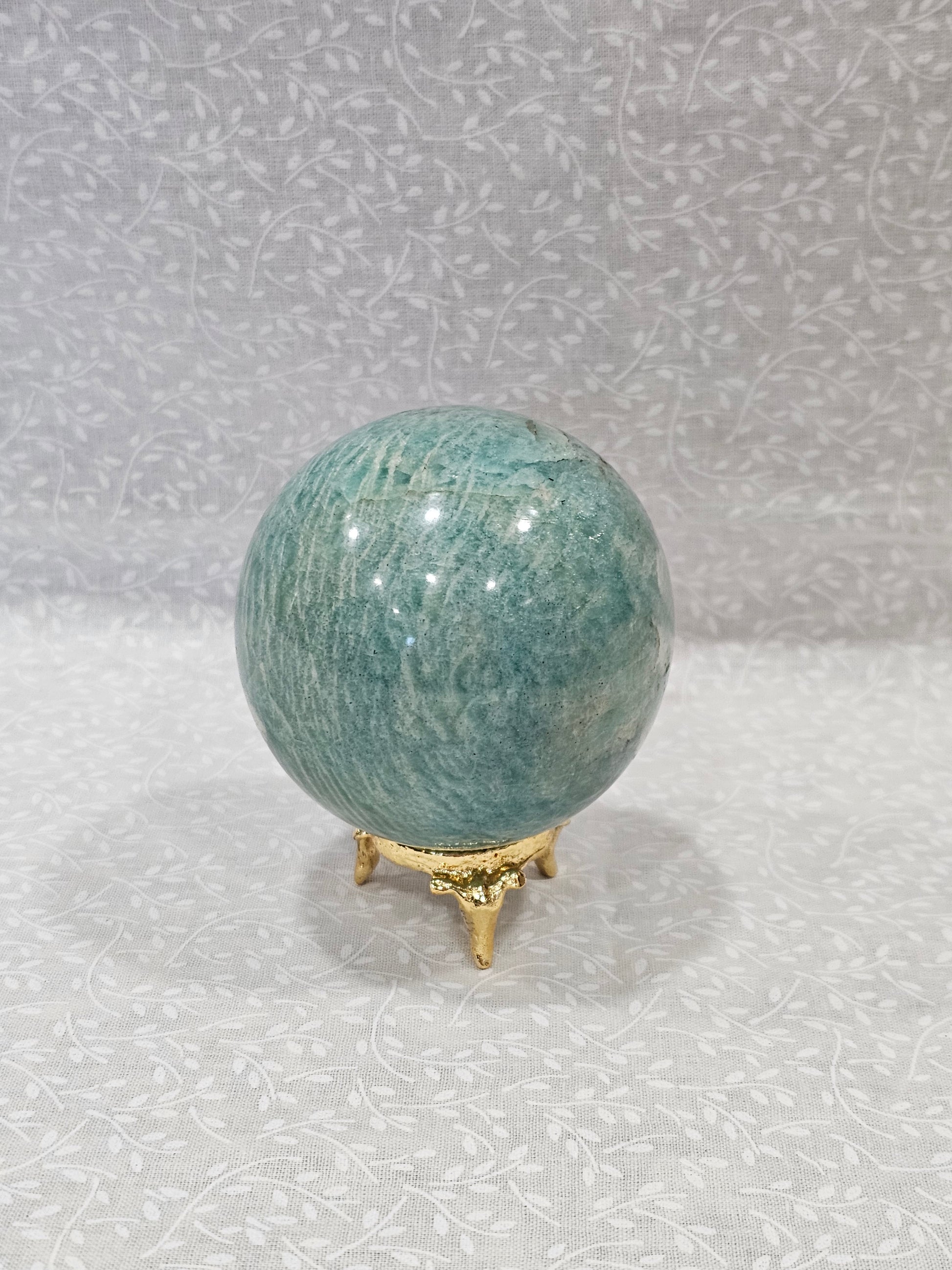 Amazonite Crystal Sphere