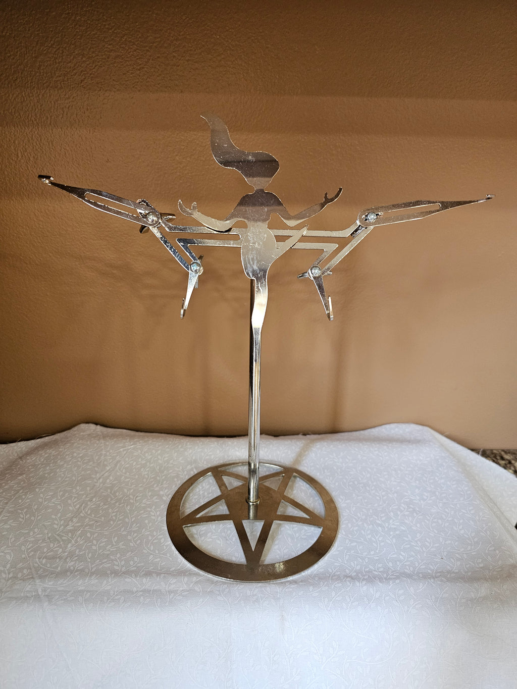 Clear Quartz Crystal Butterfly Wings with Stand