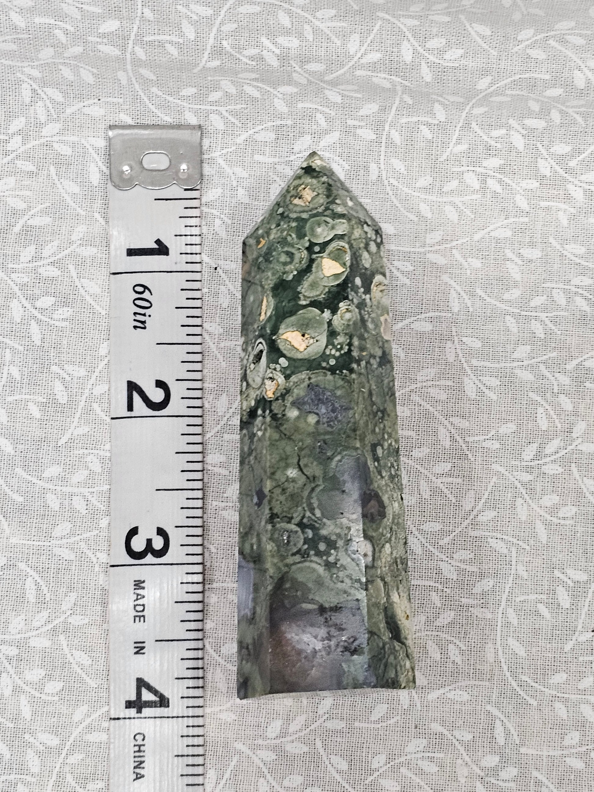 Rainforest Jasper Crystal Tower
