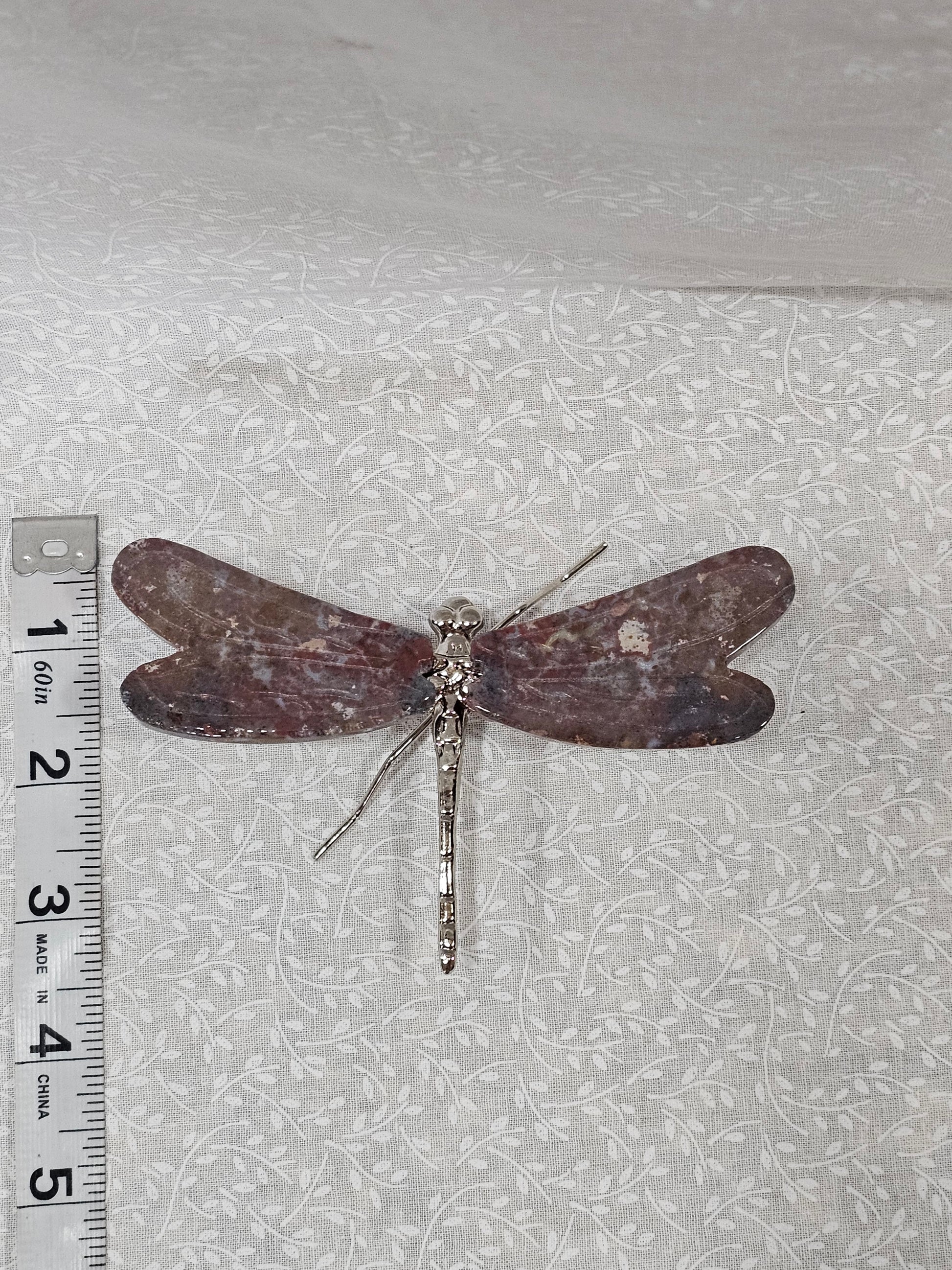 Jasper Crystal Dragonfly