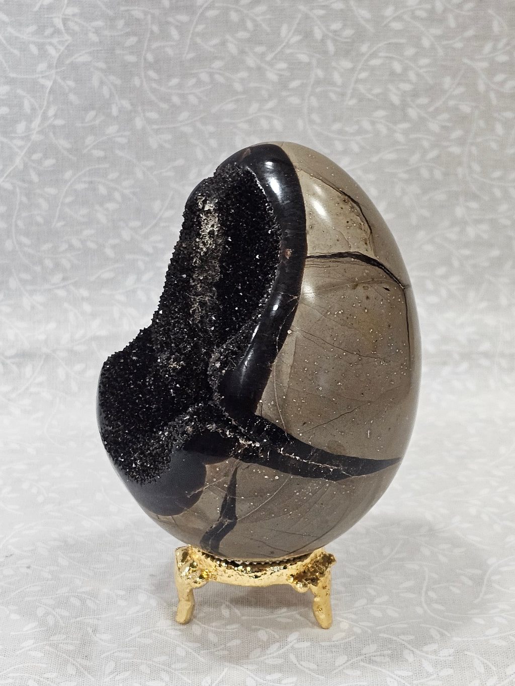 Septarian Crystal Dragon Egg