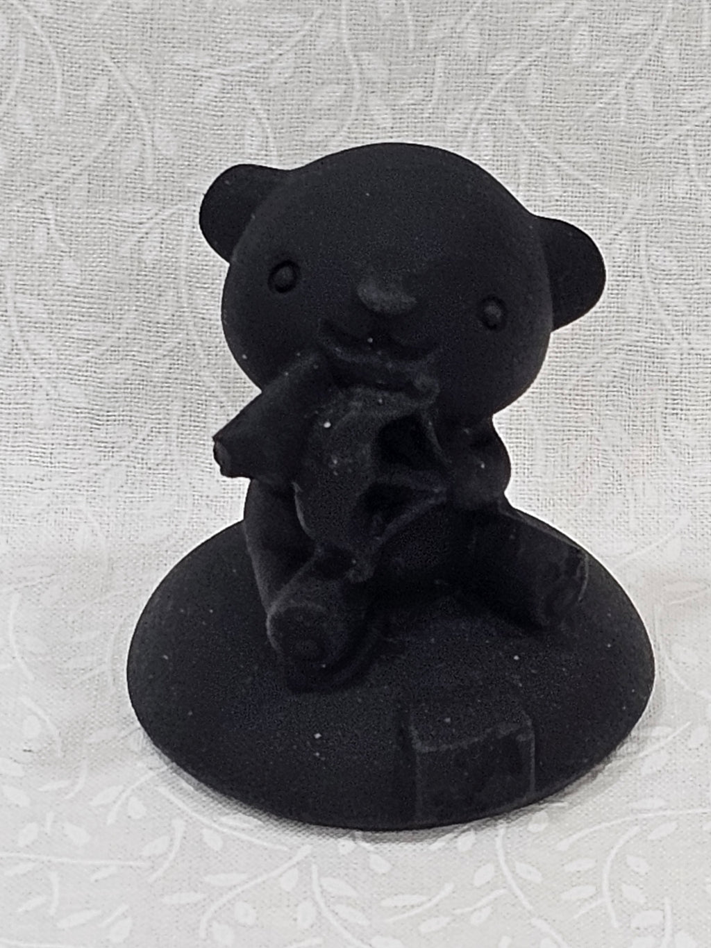 Black Obsidian Crystal Bear 2 Inch Protection