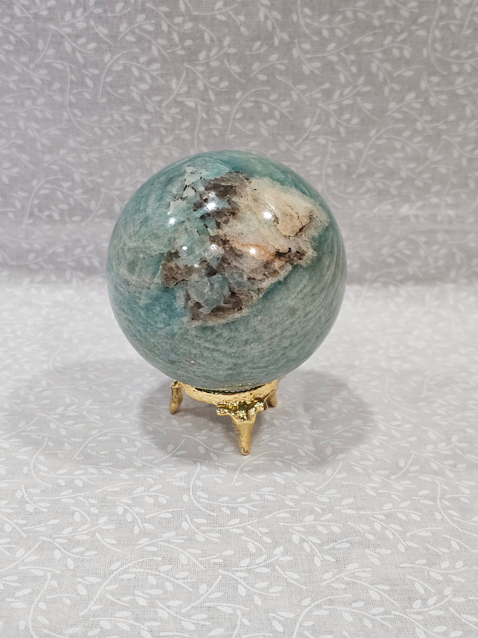 Amazonite Crystal Sphere