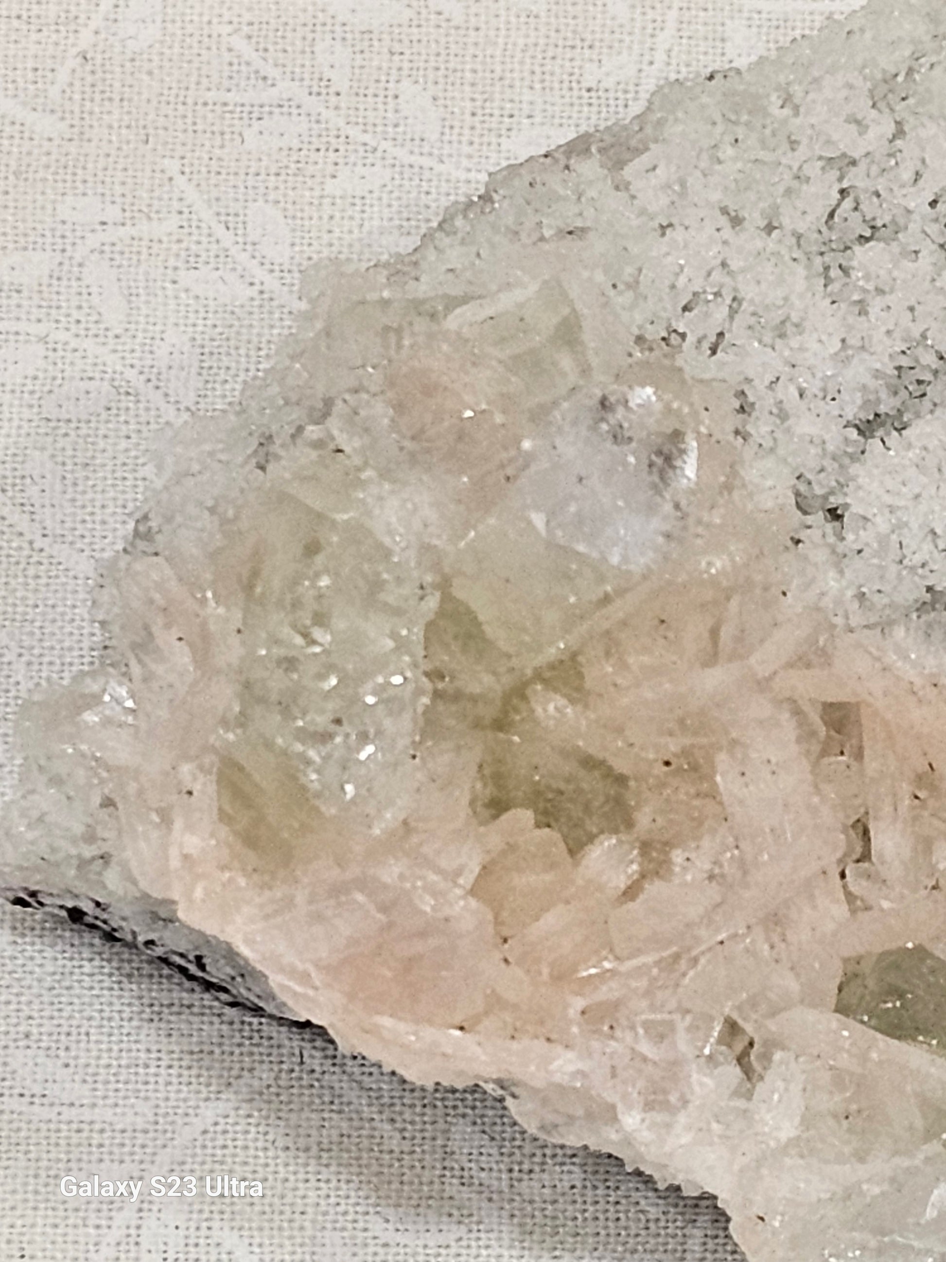 Apophyllite Stillbite Green Apophyllite Raw Crystal Cluster