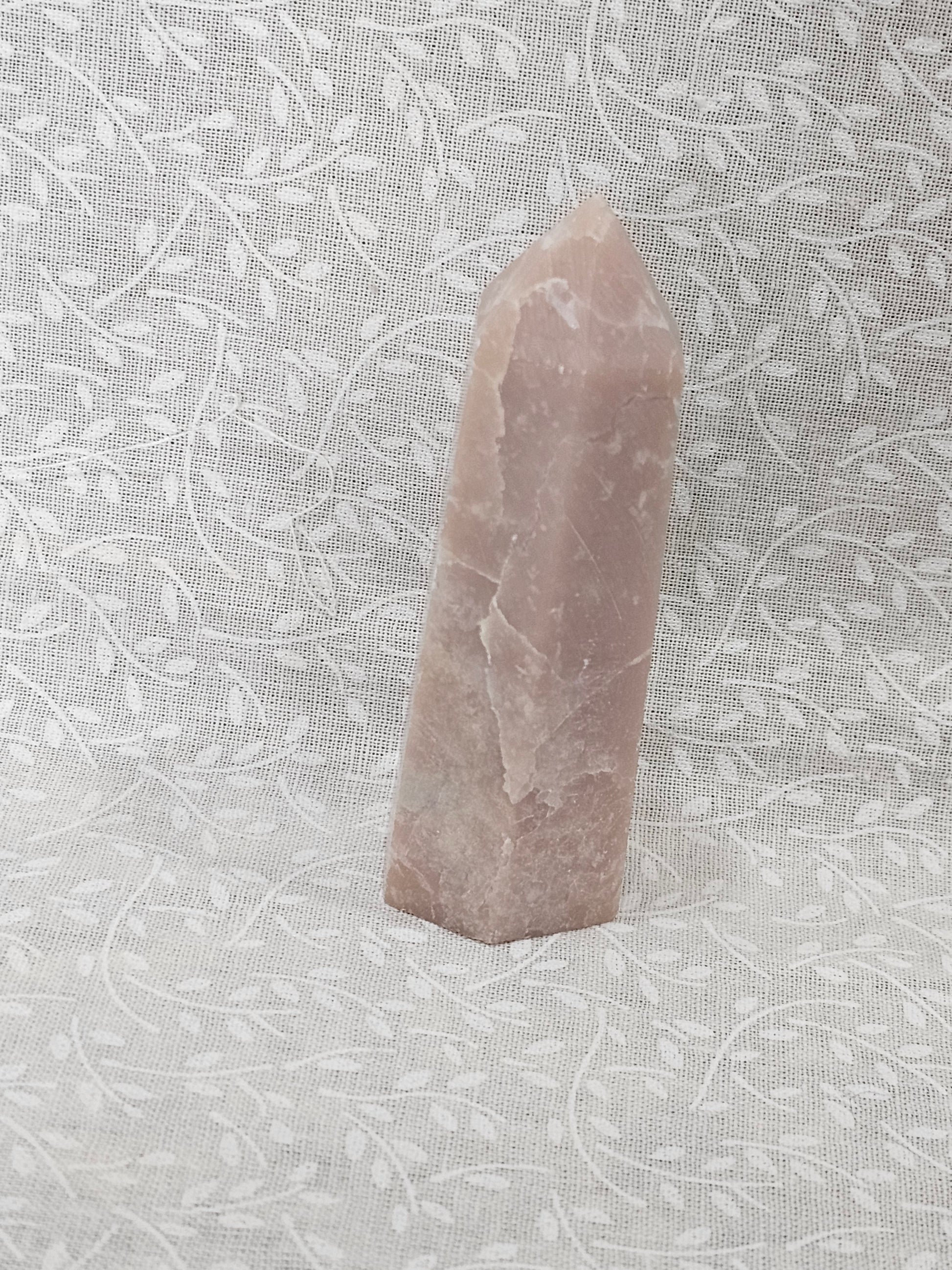 Pink Opal Crystal Tower