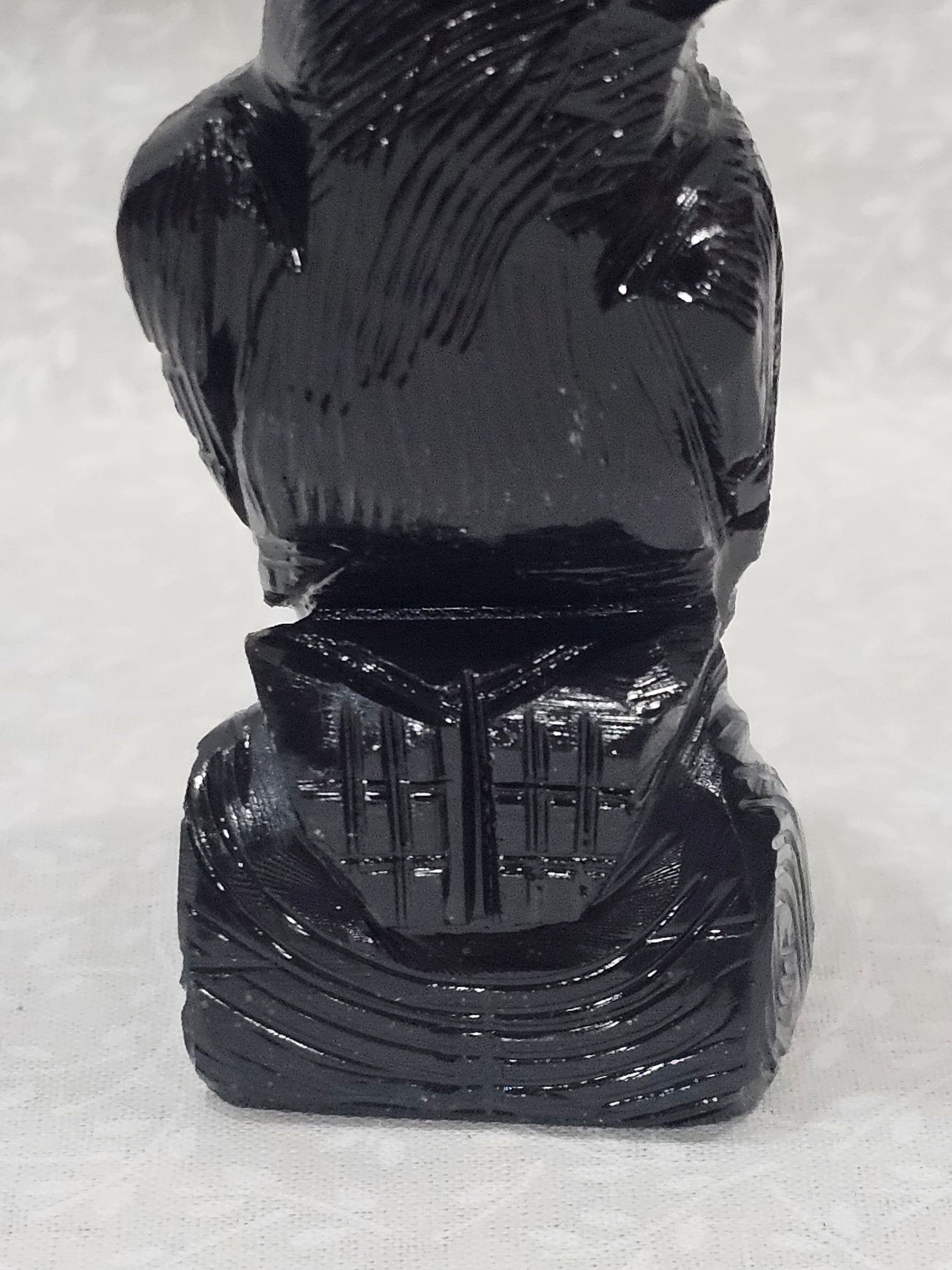 Black Onyx Crystal Raven 3.75 Inch