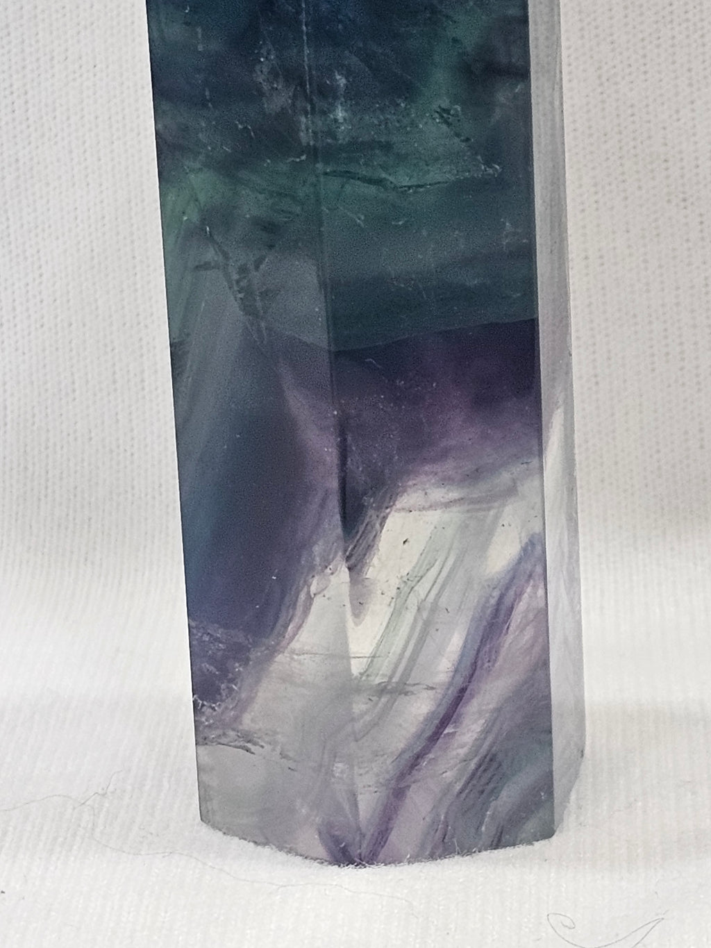 Rainbow Fluorite Crystal Tower