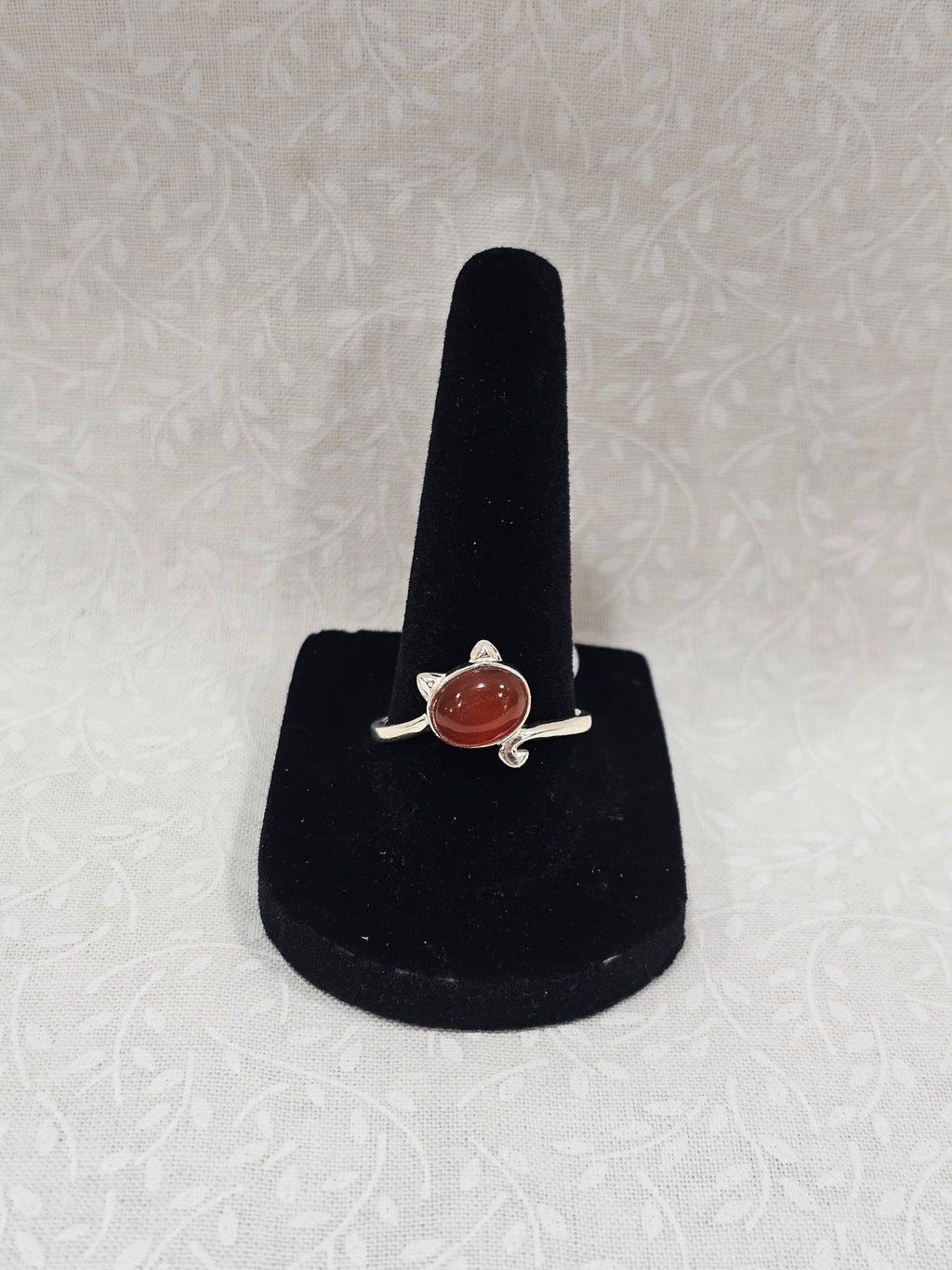 Sterling Silver Garnet Gemstone Ring 9