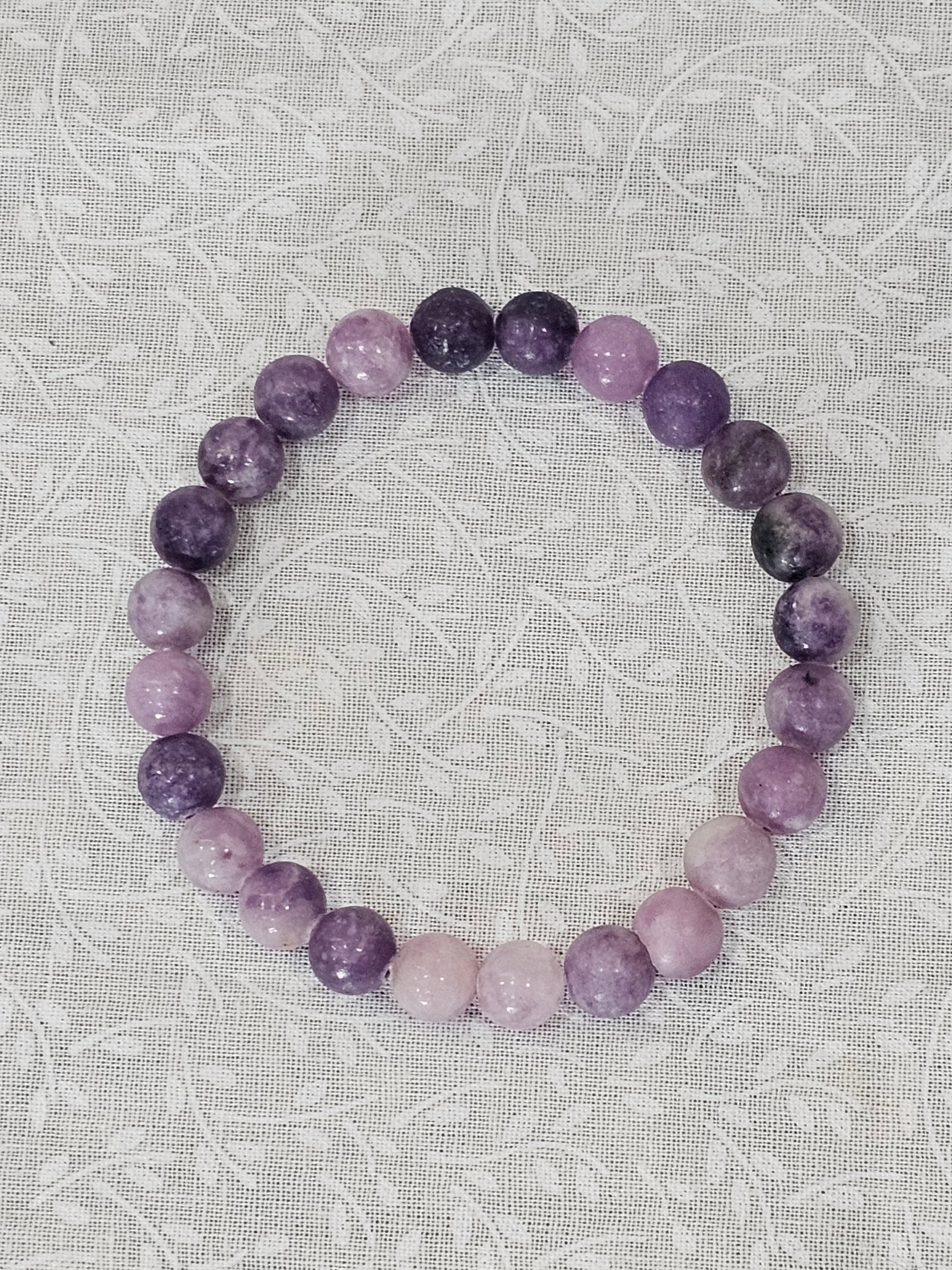 Lepidolite Crystal Bracelet