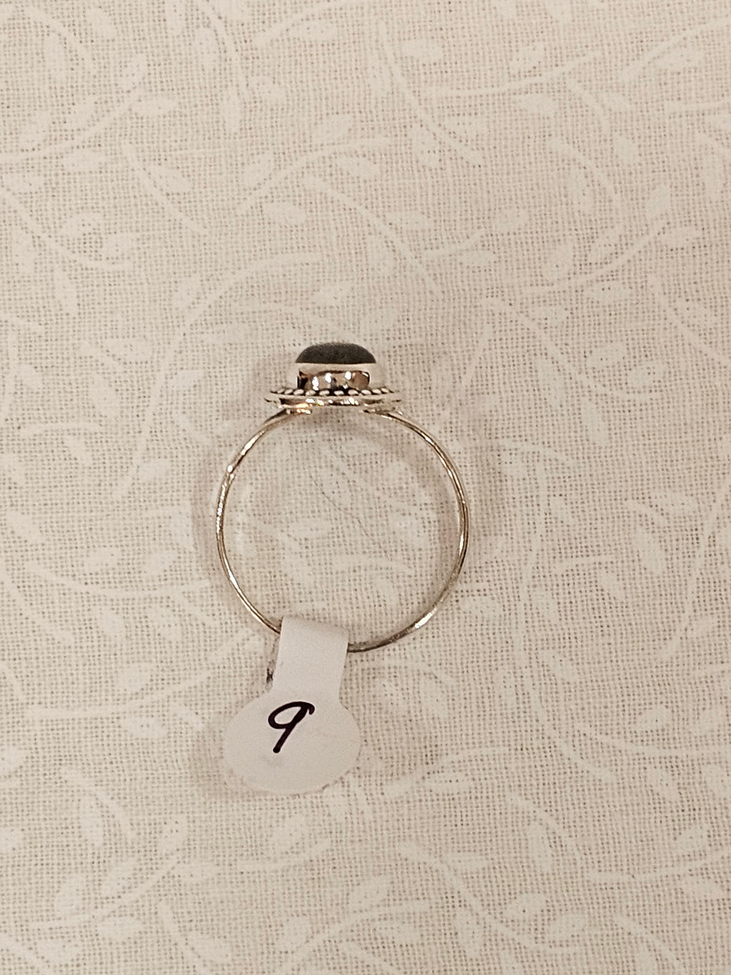 Sterling Silver Moonstone Gemstone Ring Intuition Stone - Size 9