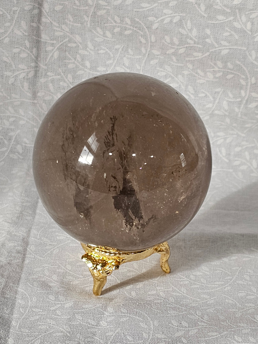 Smokey Quartz Crystal Sphere 70mm