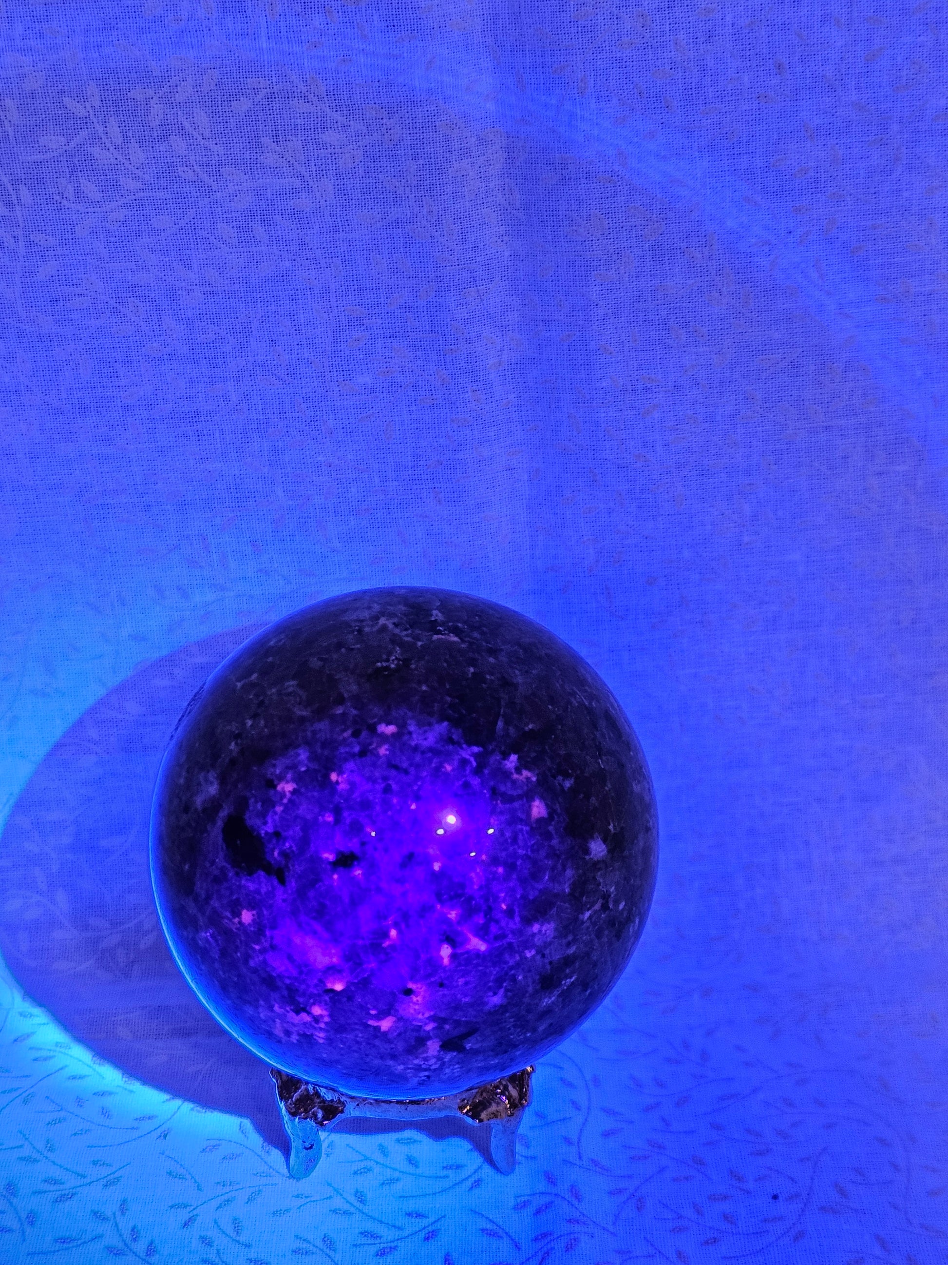 Yooperlite Crystal Sphere