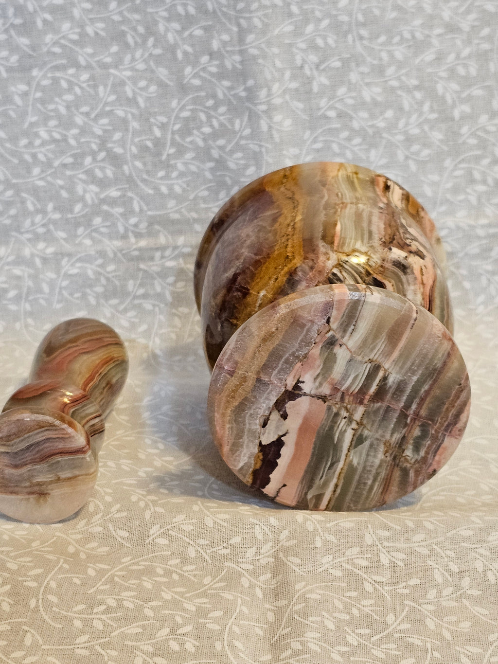 Crystal Mortar & Pestle - Natural Stone