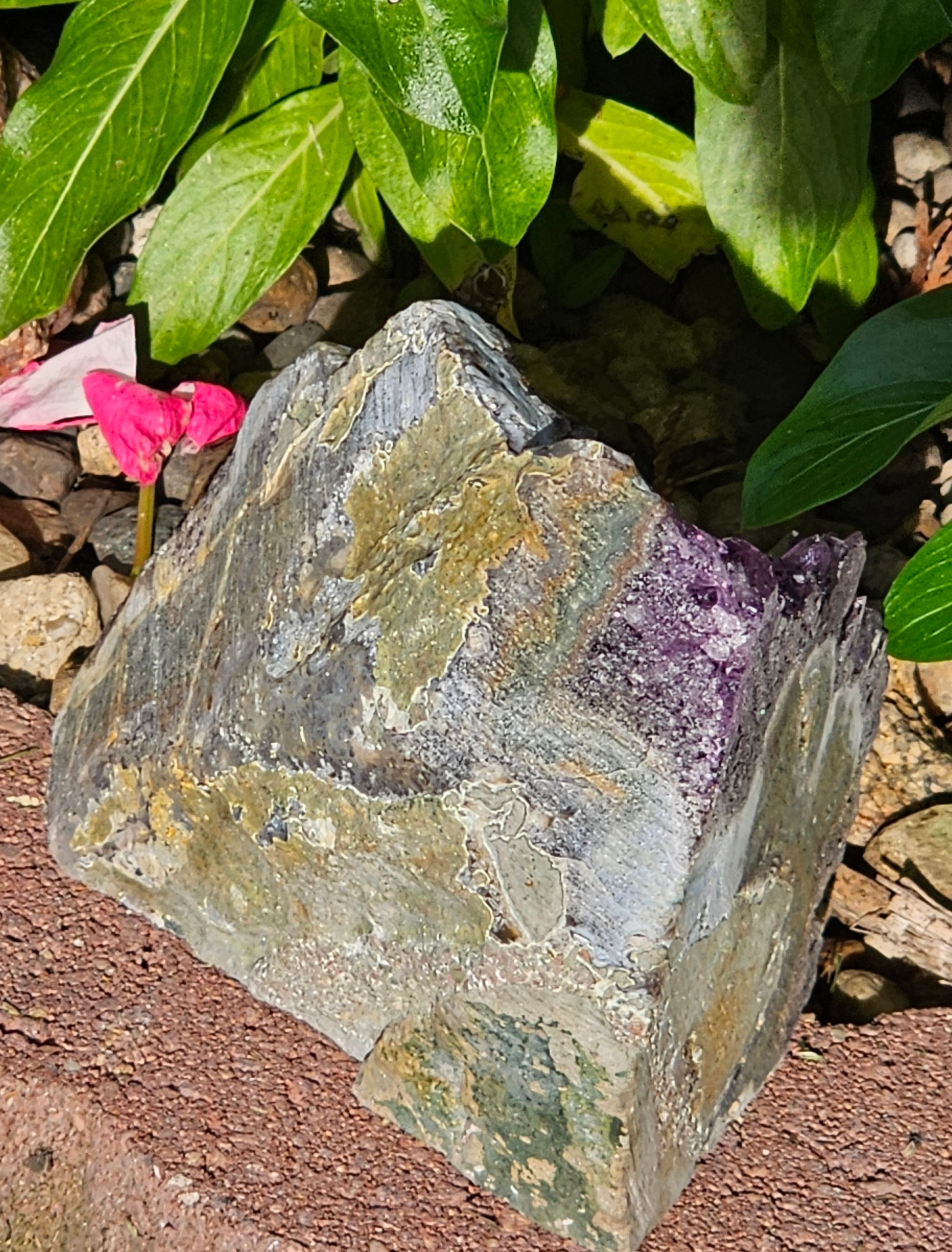 Amethyst Raw Crystal Cut Base