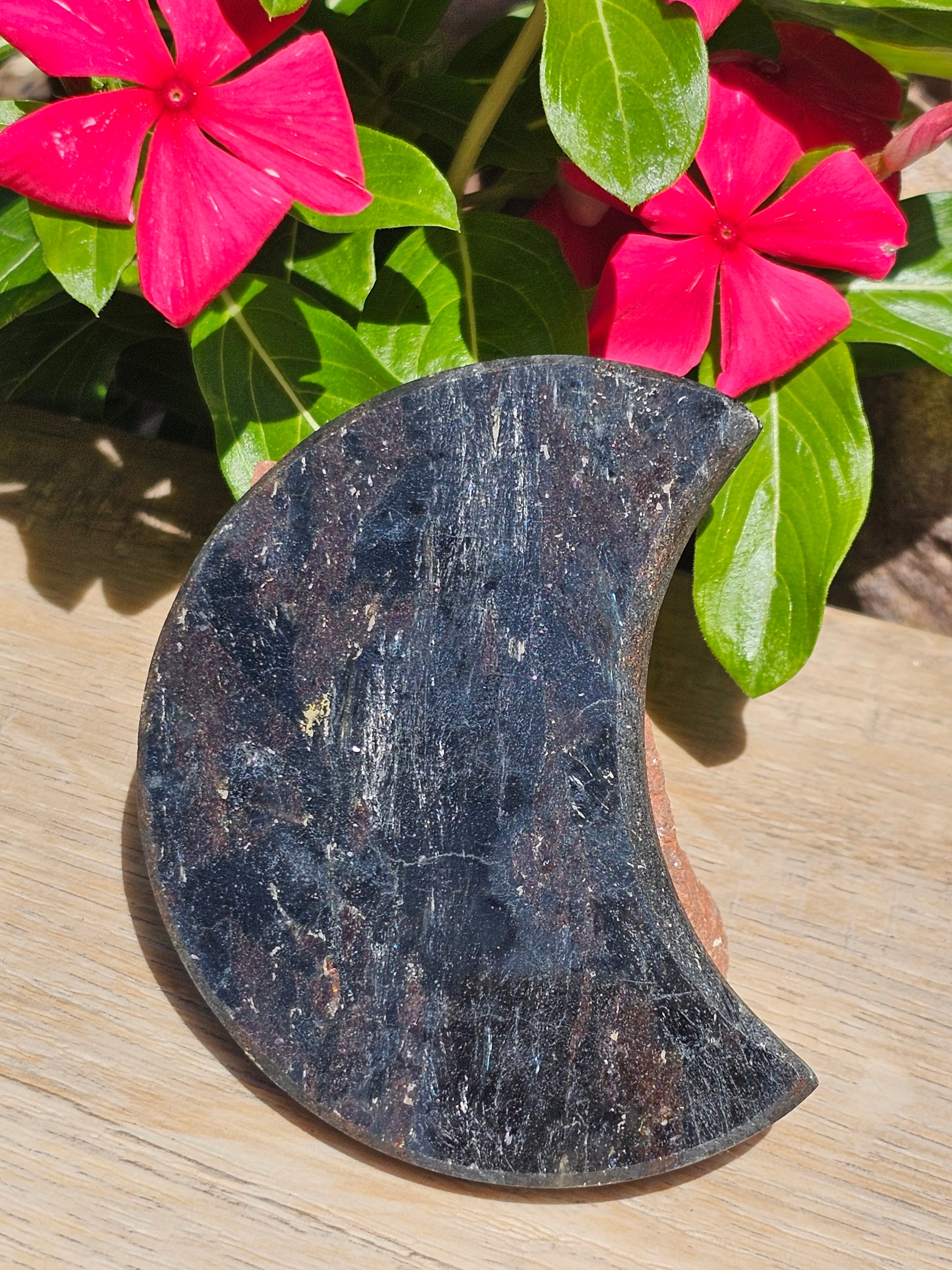 Arfvedsonite Crystal Crescent Moon