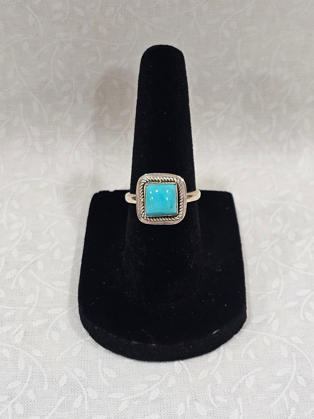 Sterling Silver Turquoise Gemstone Ring 6
