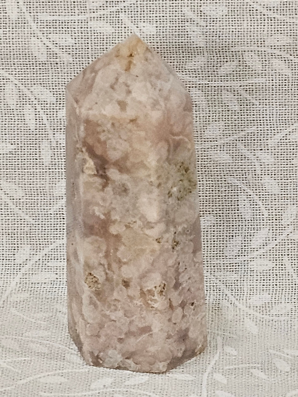 Flower Agate Crystal Tower