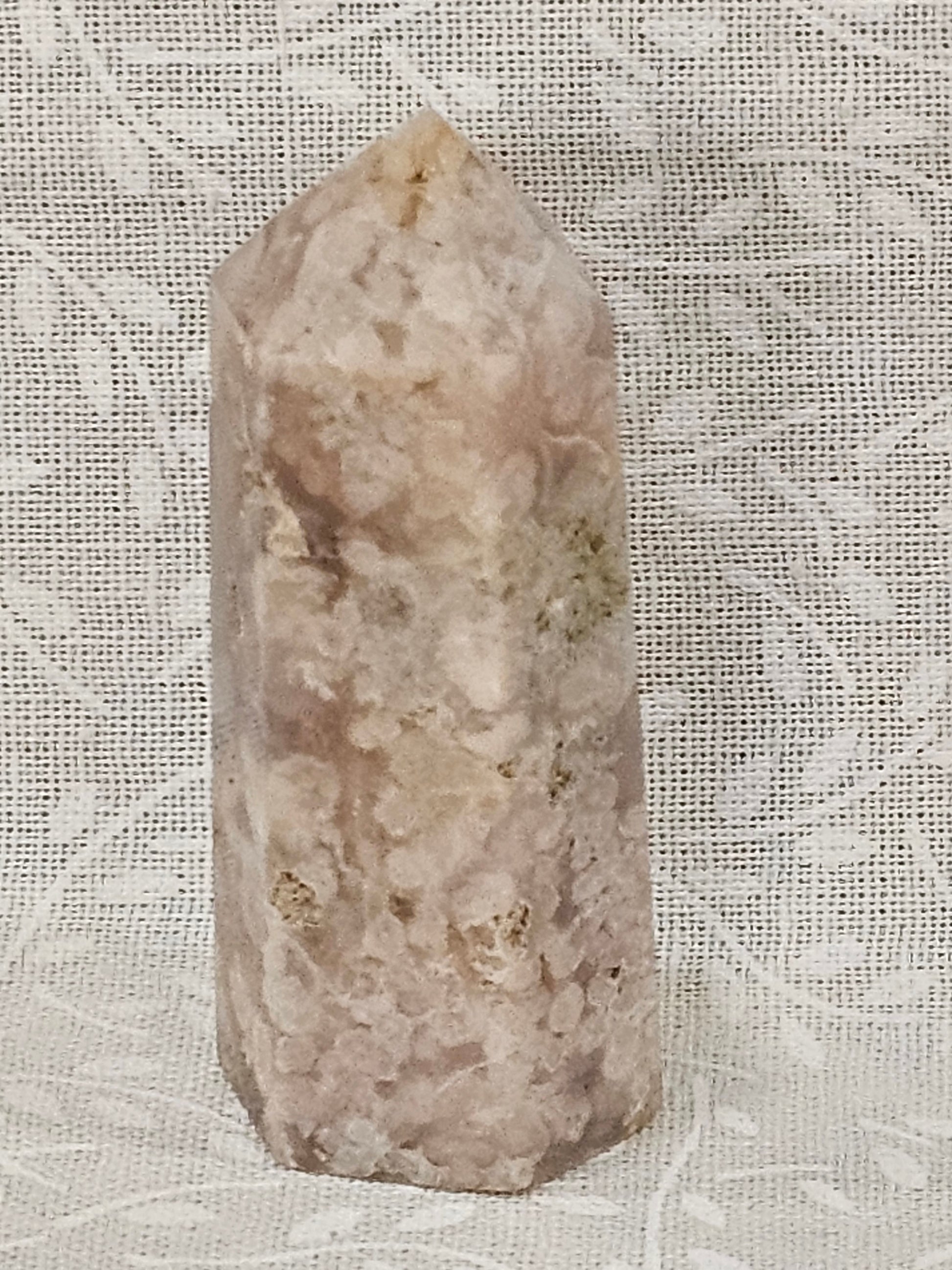 Flower Agate Crystal Tower