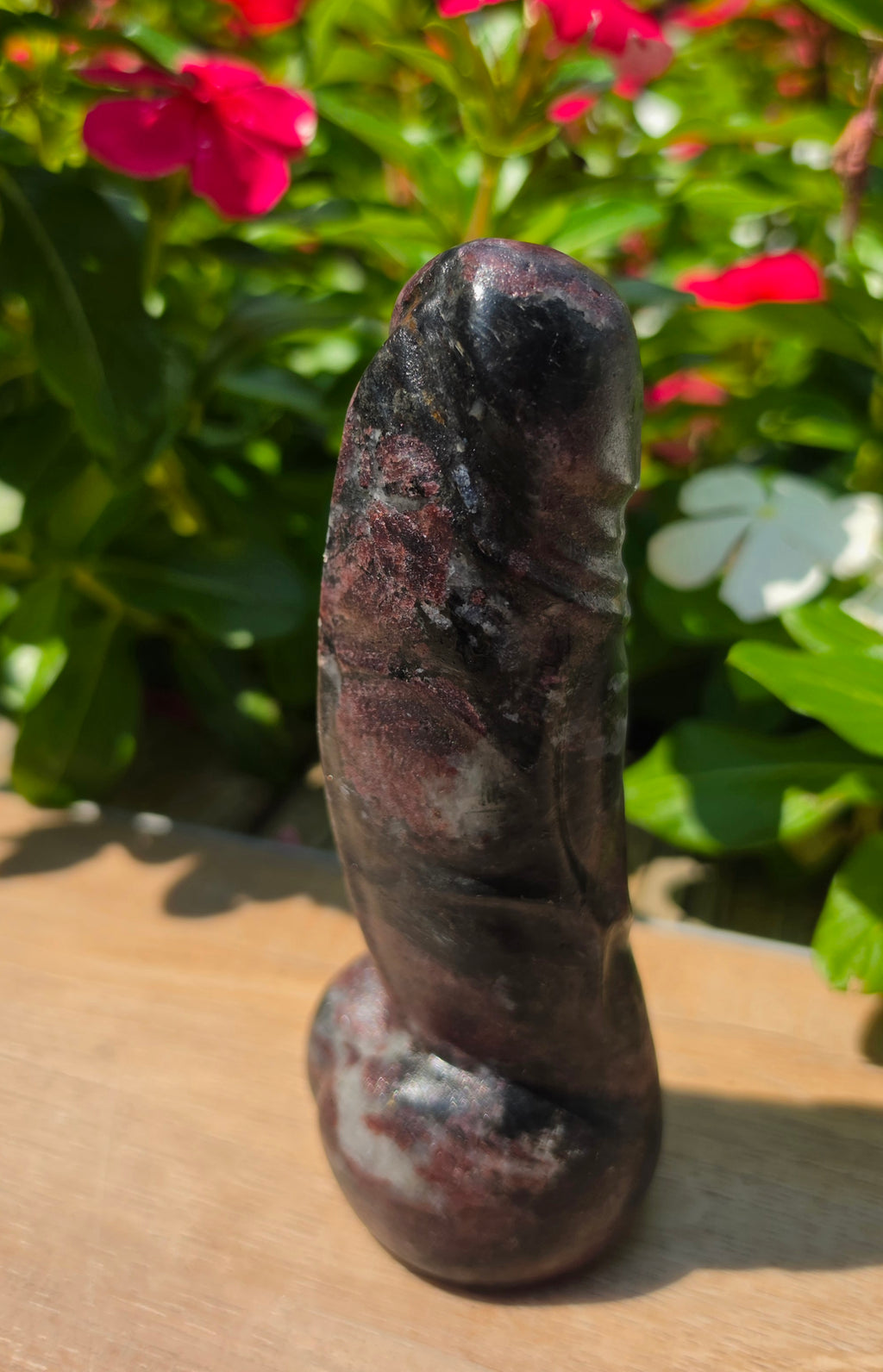 Red Garnet Peen Crystal