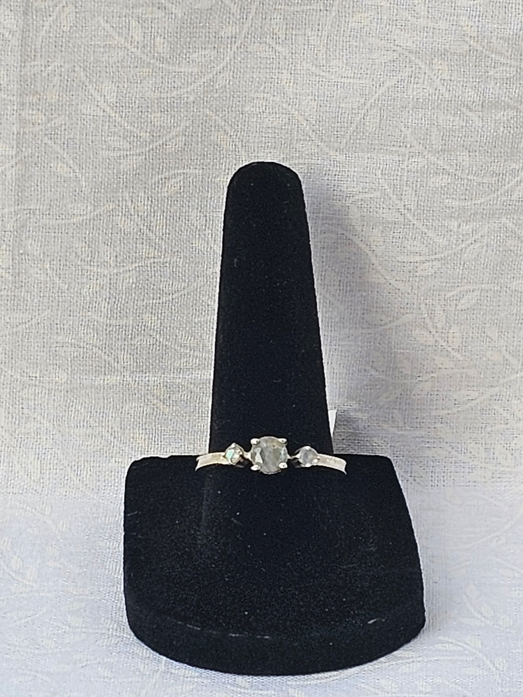 Sterling Silver Classic Blue Topaz Ring - Size 8
