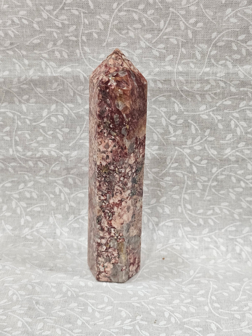 Leopard Skin Jasper Crystal Tower