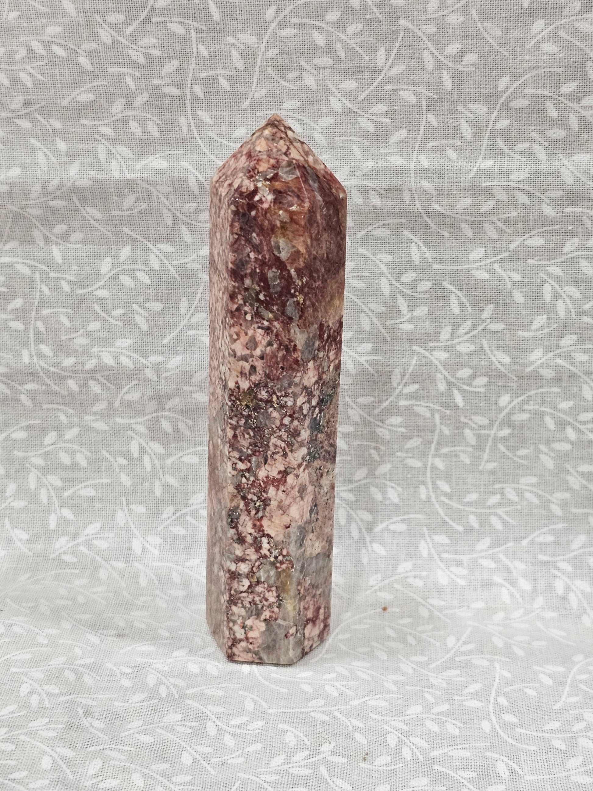 Leopard Skin Jasper Crystal Tower