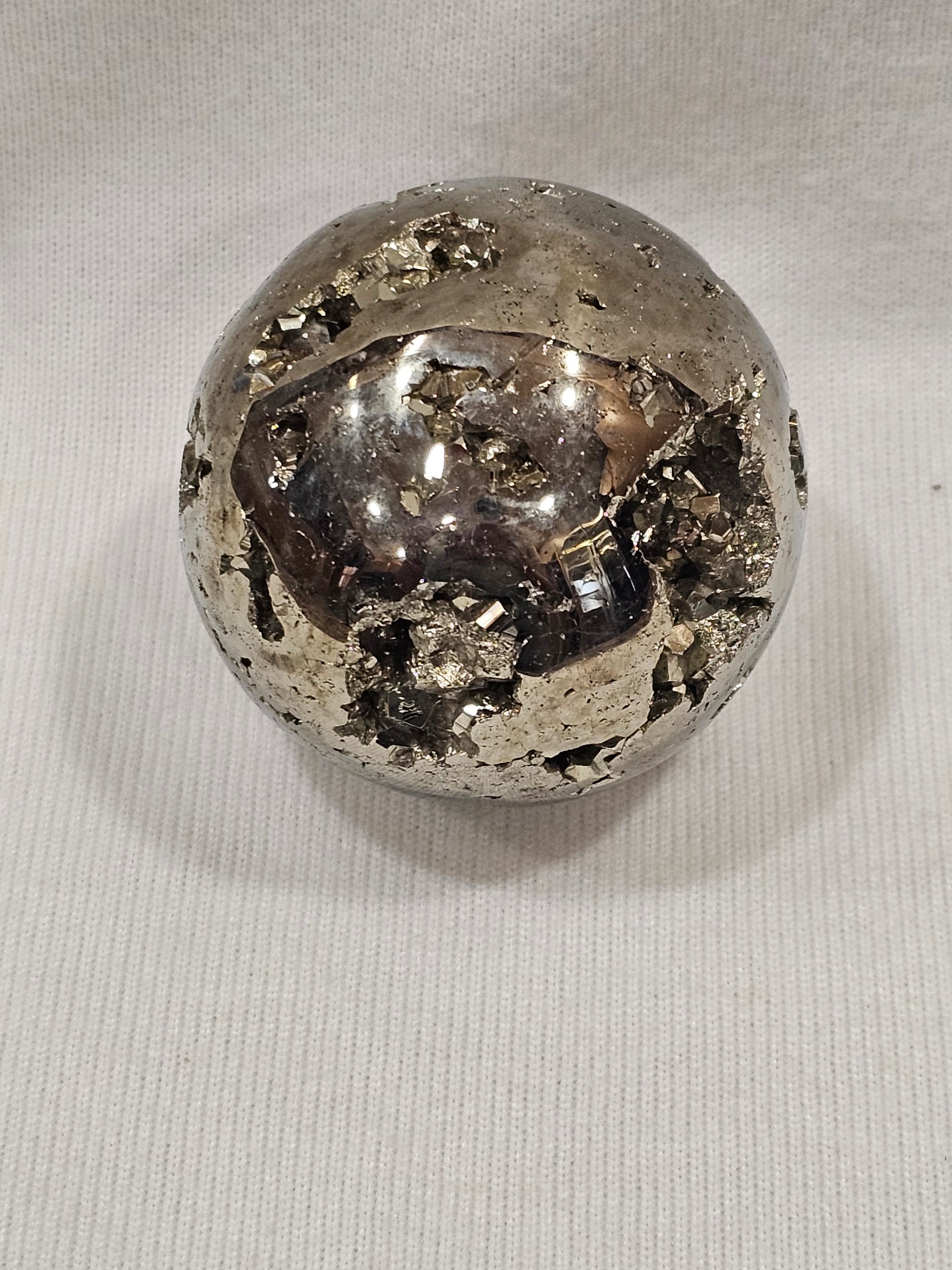 Natural Pyrite Crystal 55mm - Fool's Gold Stone