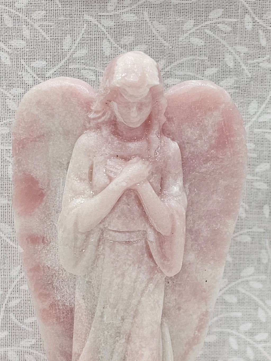 Pink Opal Crystal Angel 4.5 Inch