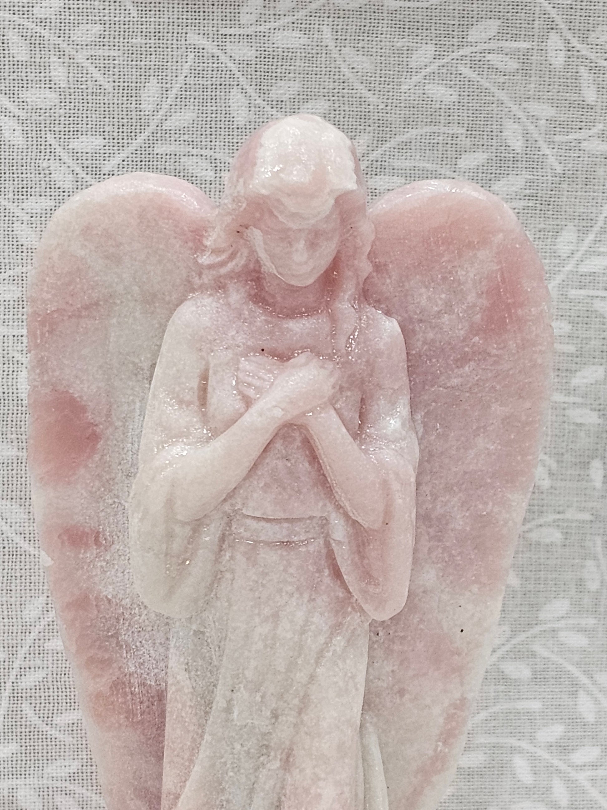 Pink Opal Crystal Angel 4.5 Inch