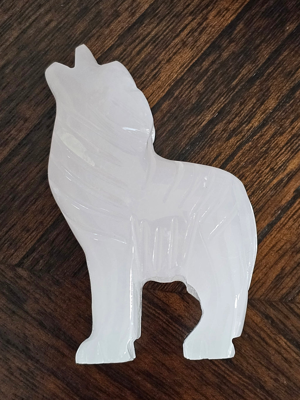 Pink Mangono Crystal Wolf