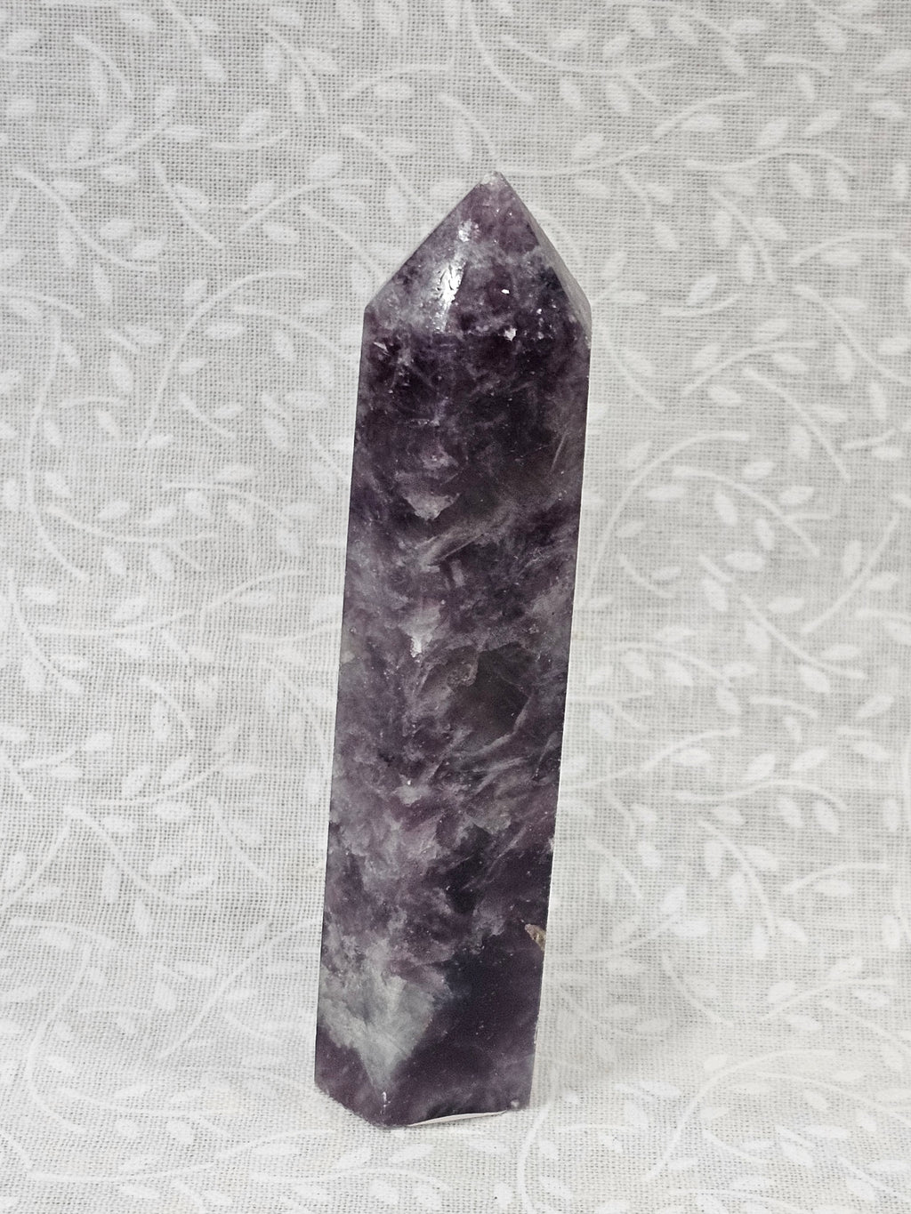 Lepidolite Crystal Tower