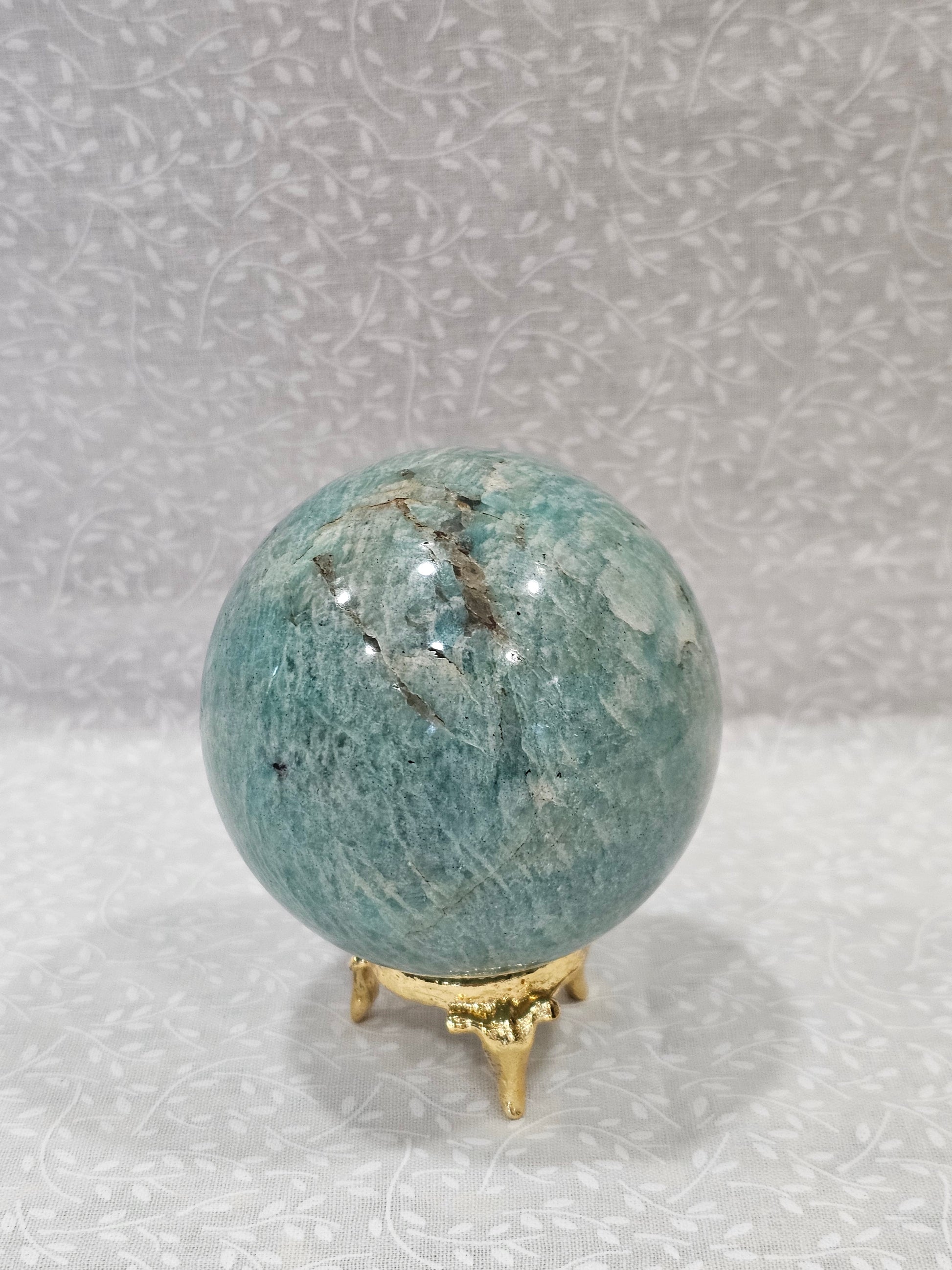 Amazonite Crystal Sphere