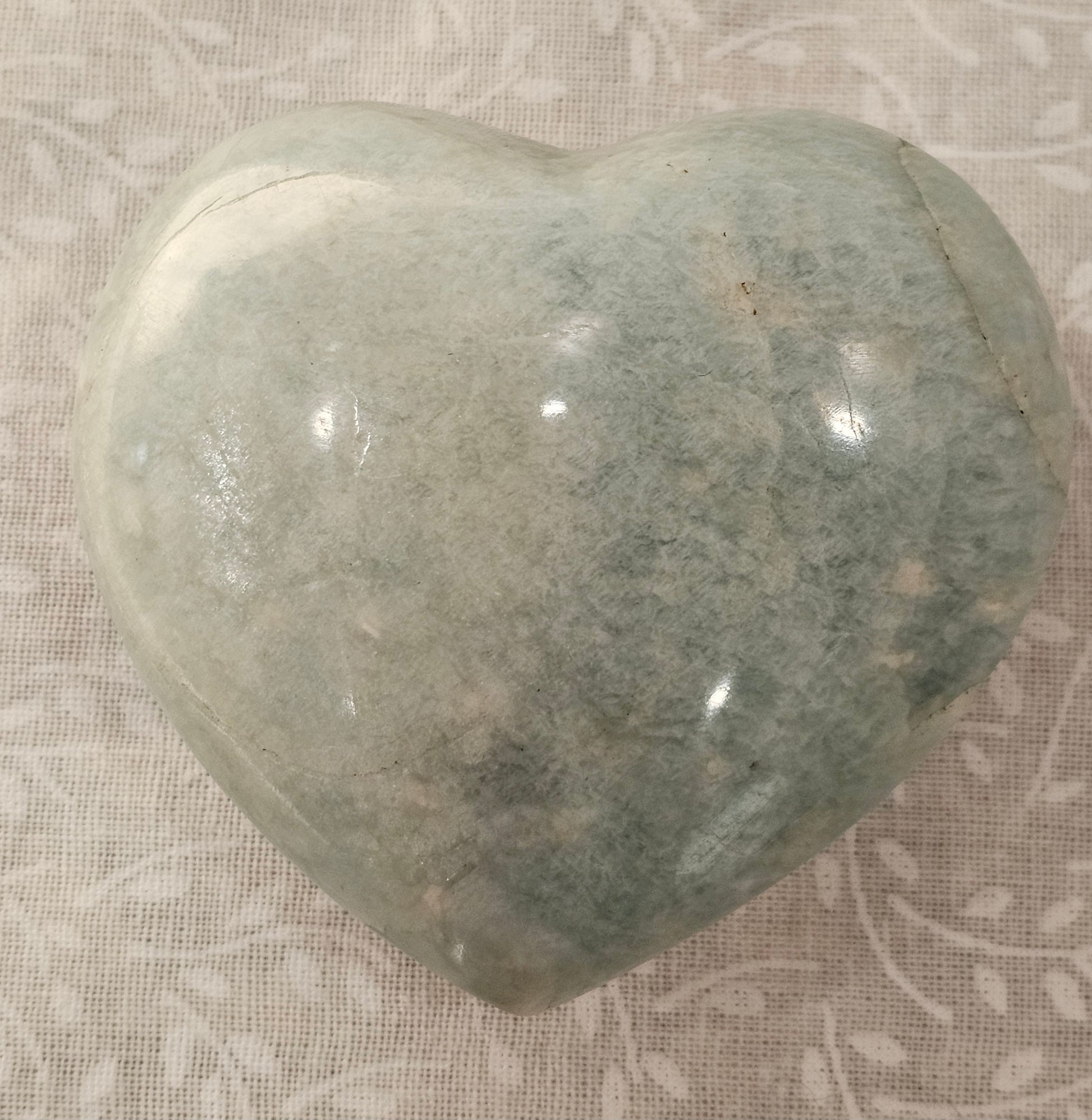 Amazonite Crystal Heart