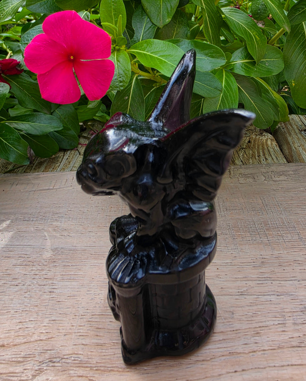 Black Obsidian Crystal Gargoyle