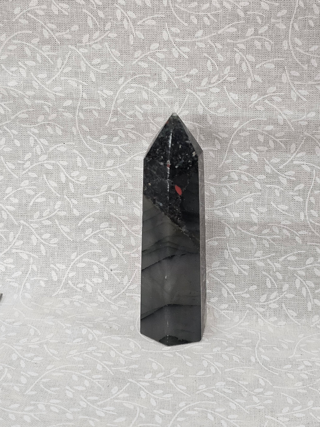 African Bloodstone Crystal Tower