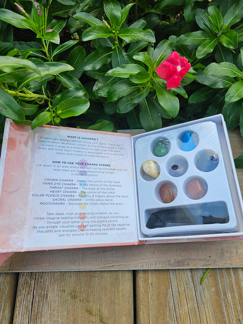 7 Chakra Stones Set - Natural Healing Crystals for Balance & Energy