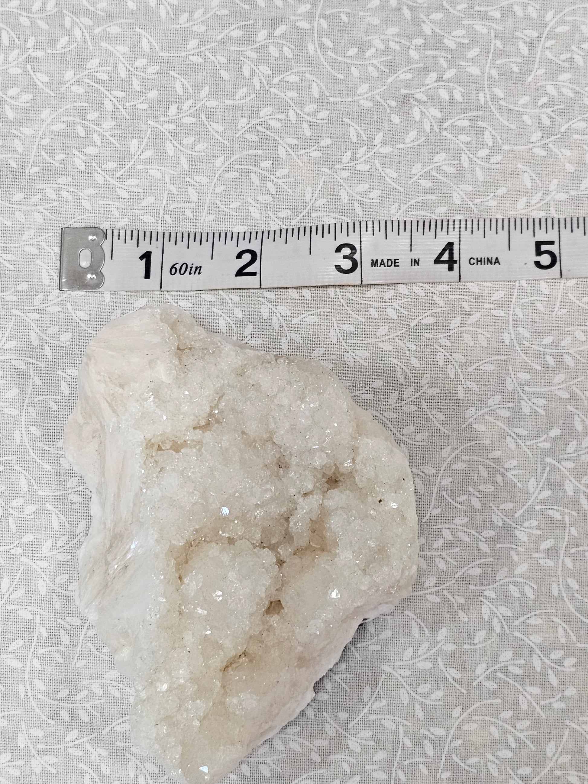 Apophyllite with peach Stillbite Raw Crystal Cluster