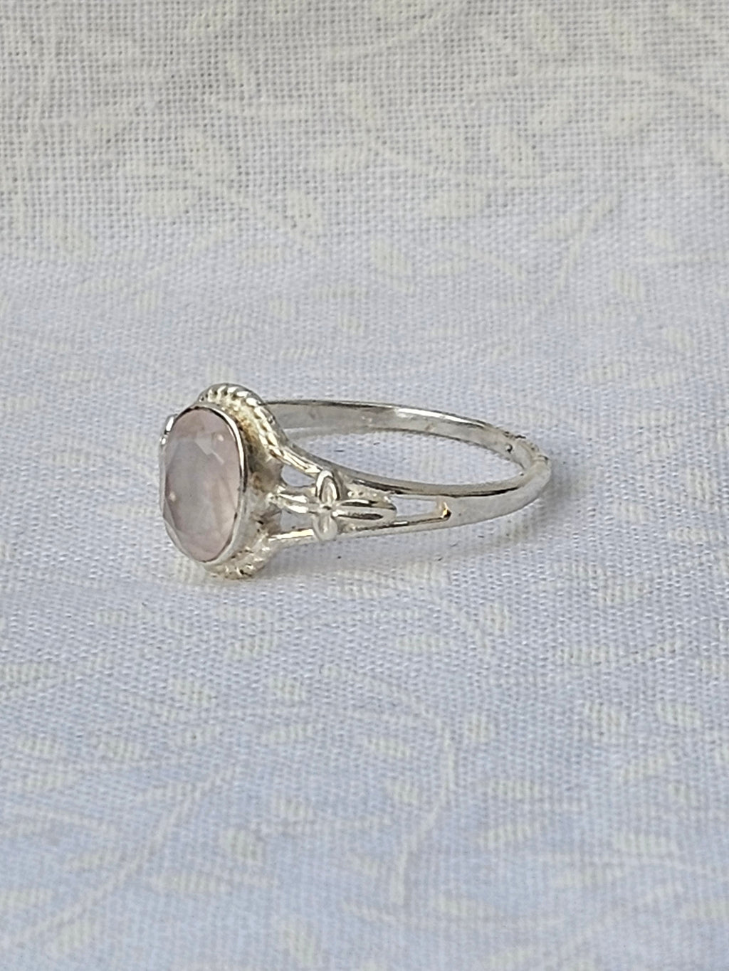 Sterling Silver Moonstone Gemstone Ring New Beginnings - Size 8