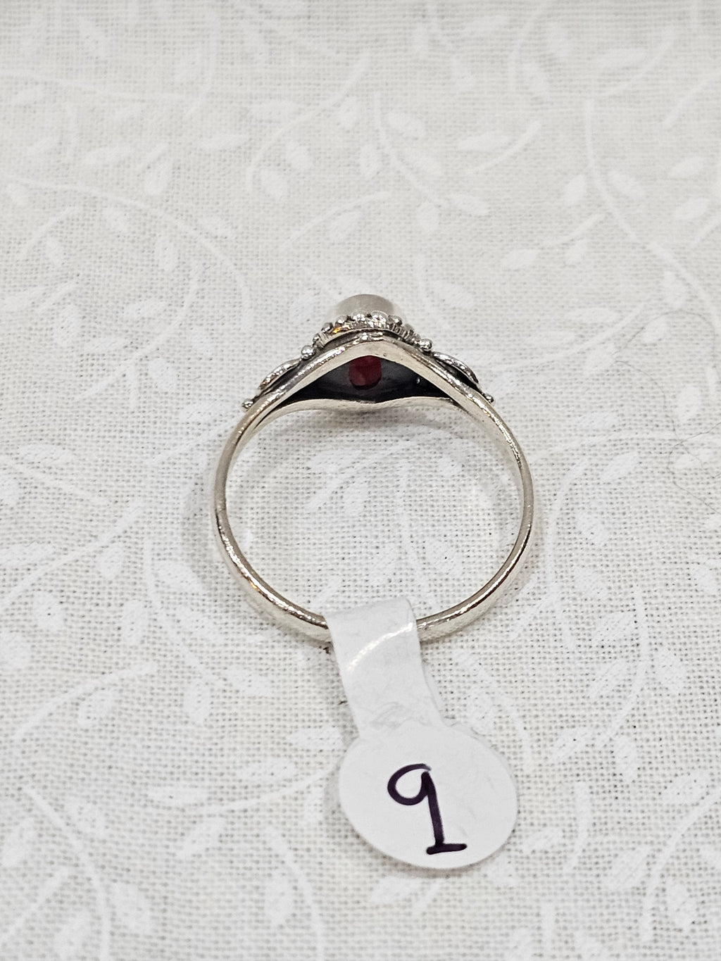 Sterling Silver Garnet Gemstone Ring