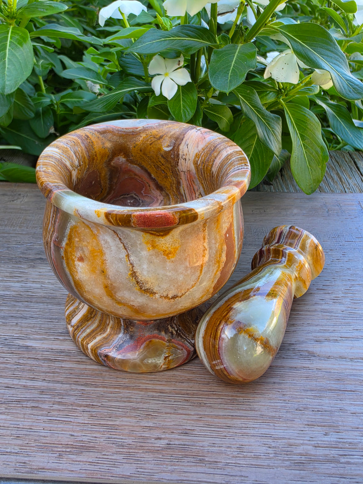 Onyx Mortar and Pestle