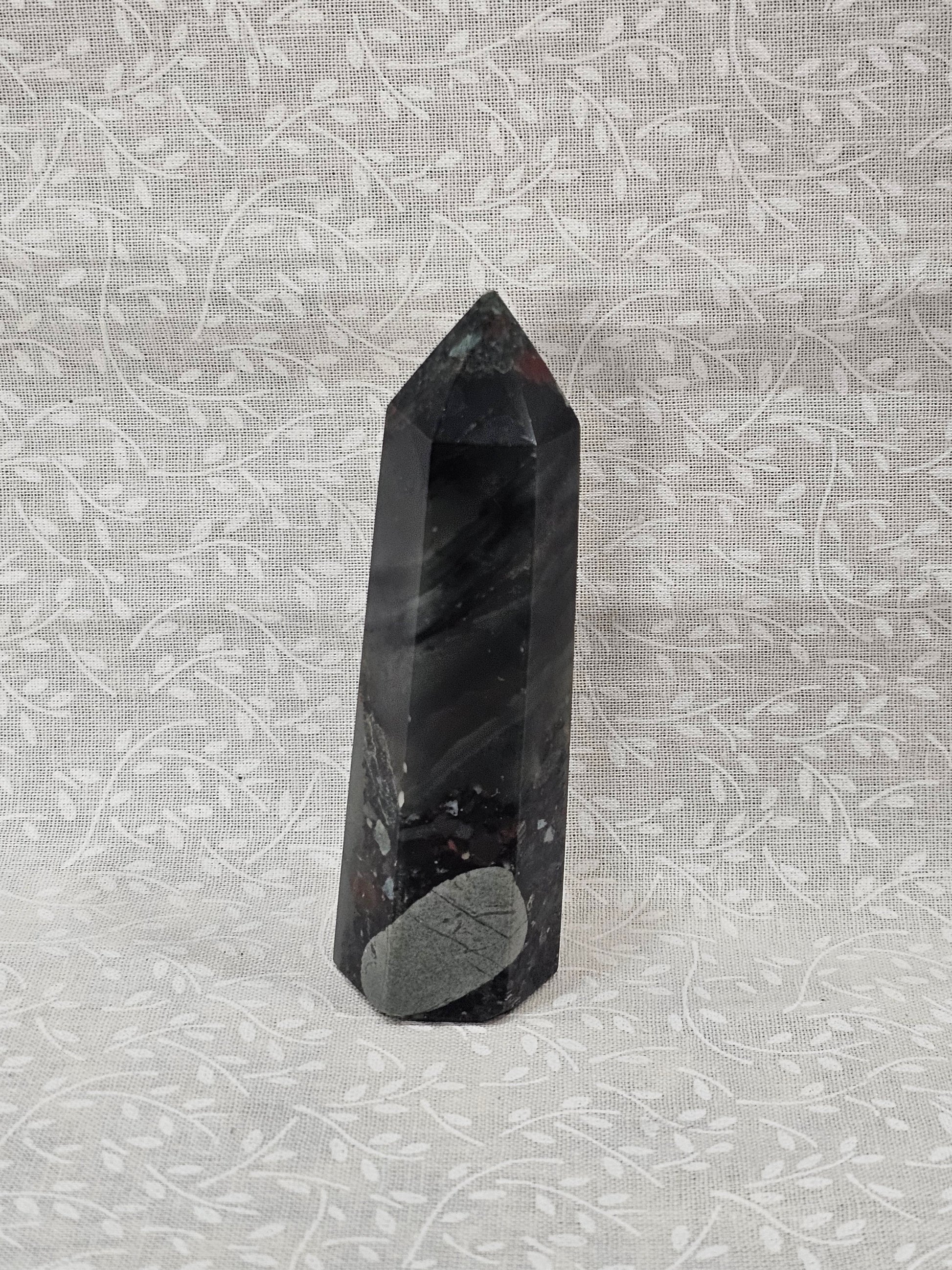 African Bloodstone Crystal Tower