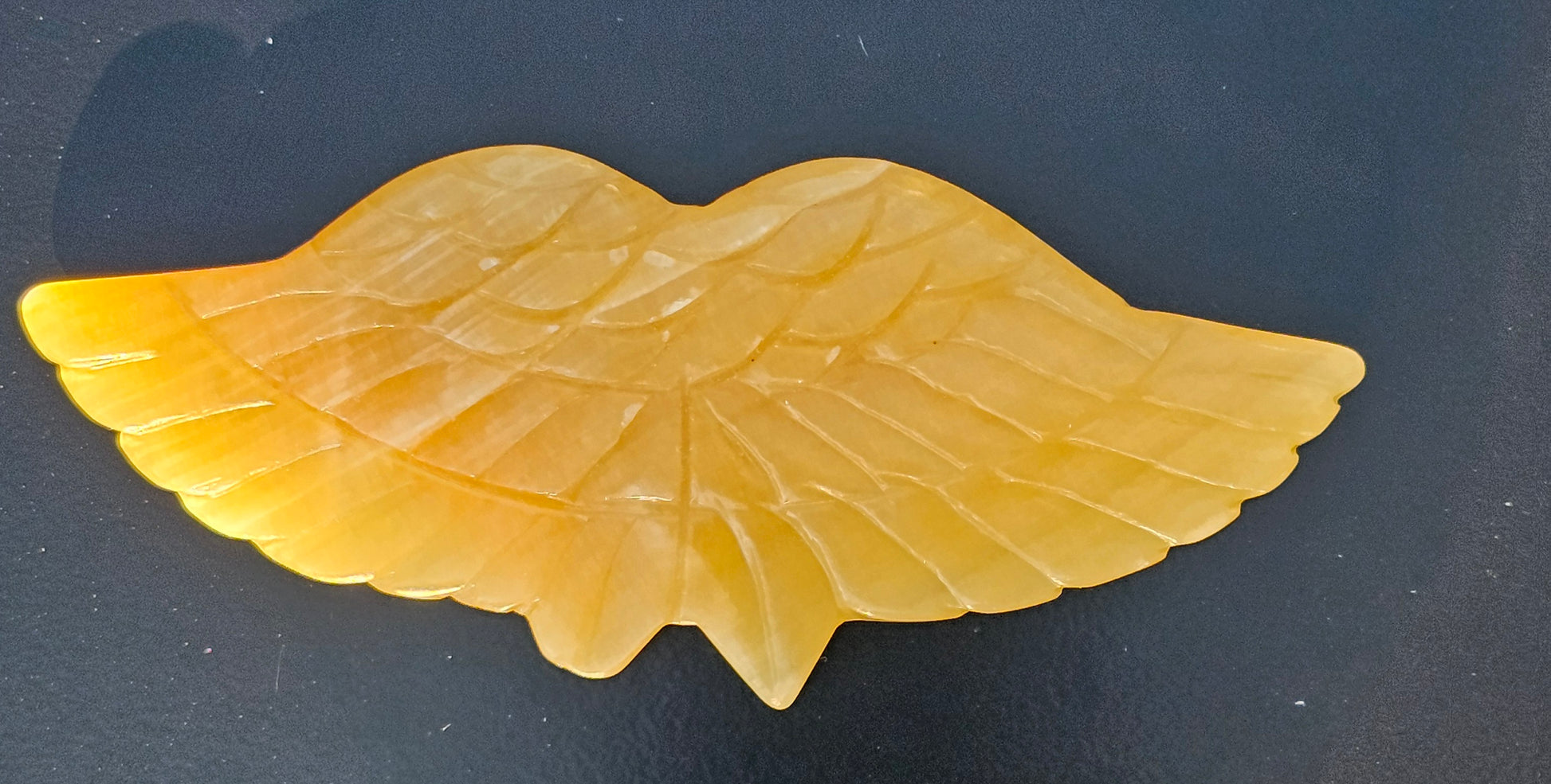Orange Calcite Crystal Angel Wings