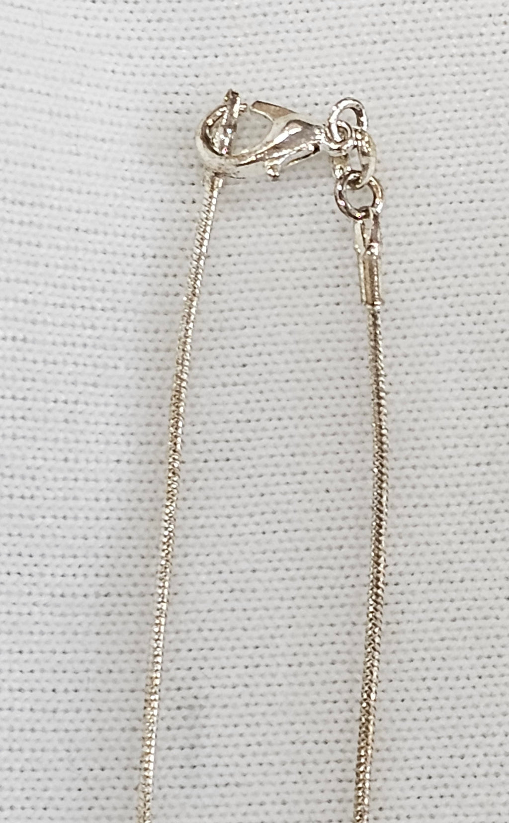 Zuni Turquoise Inlay Necklace - Sterling Silver with 24" Chain