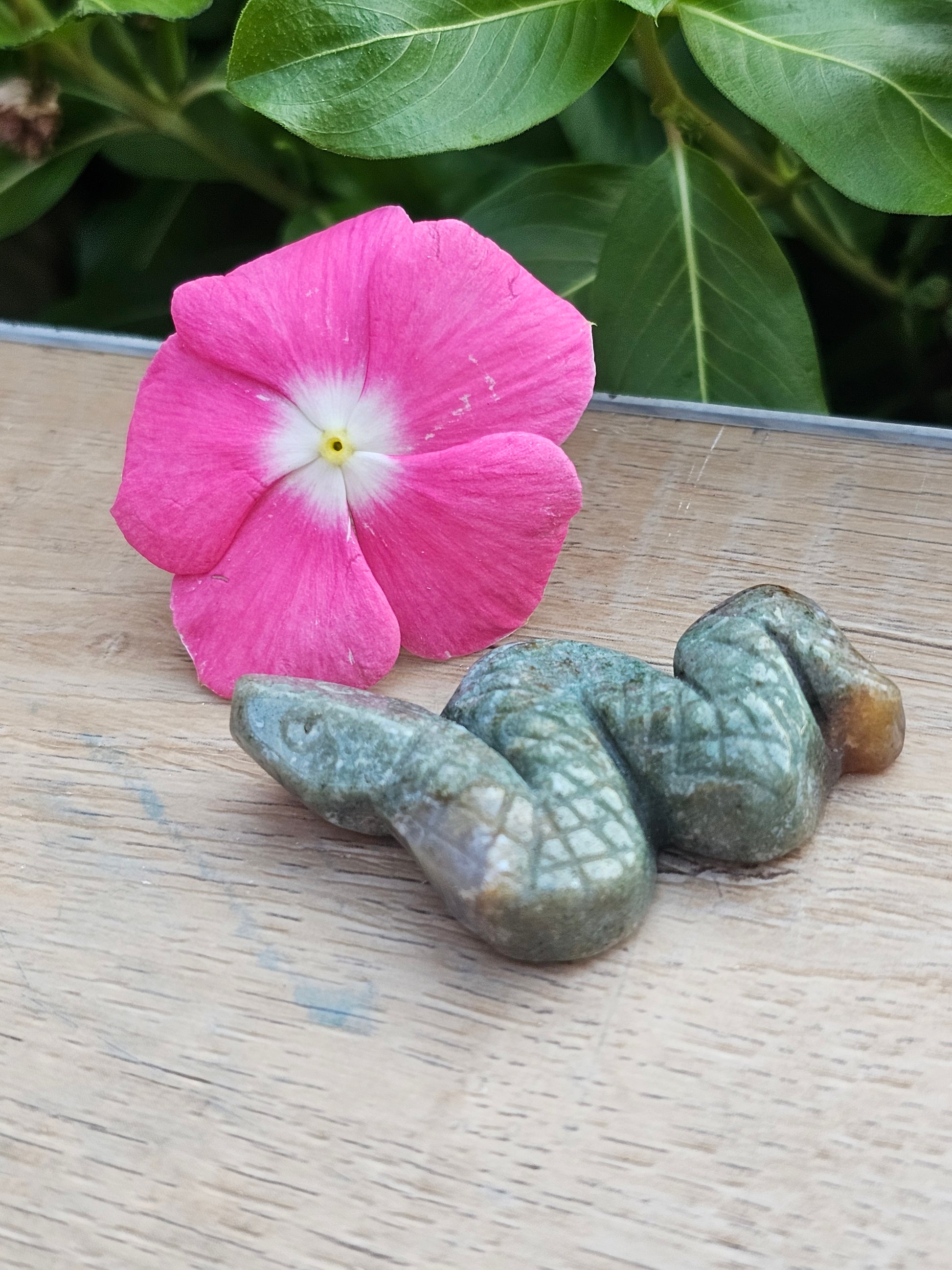 Amazonite Crystal Snake