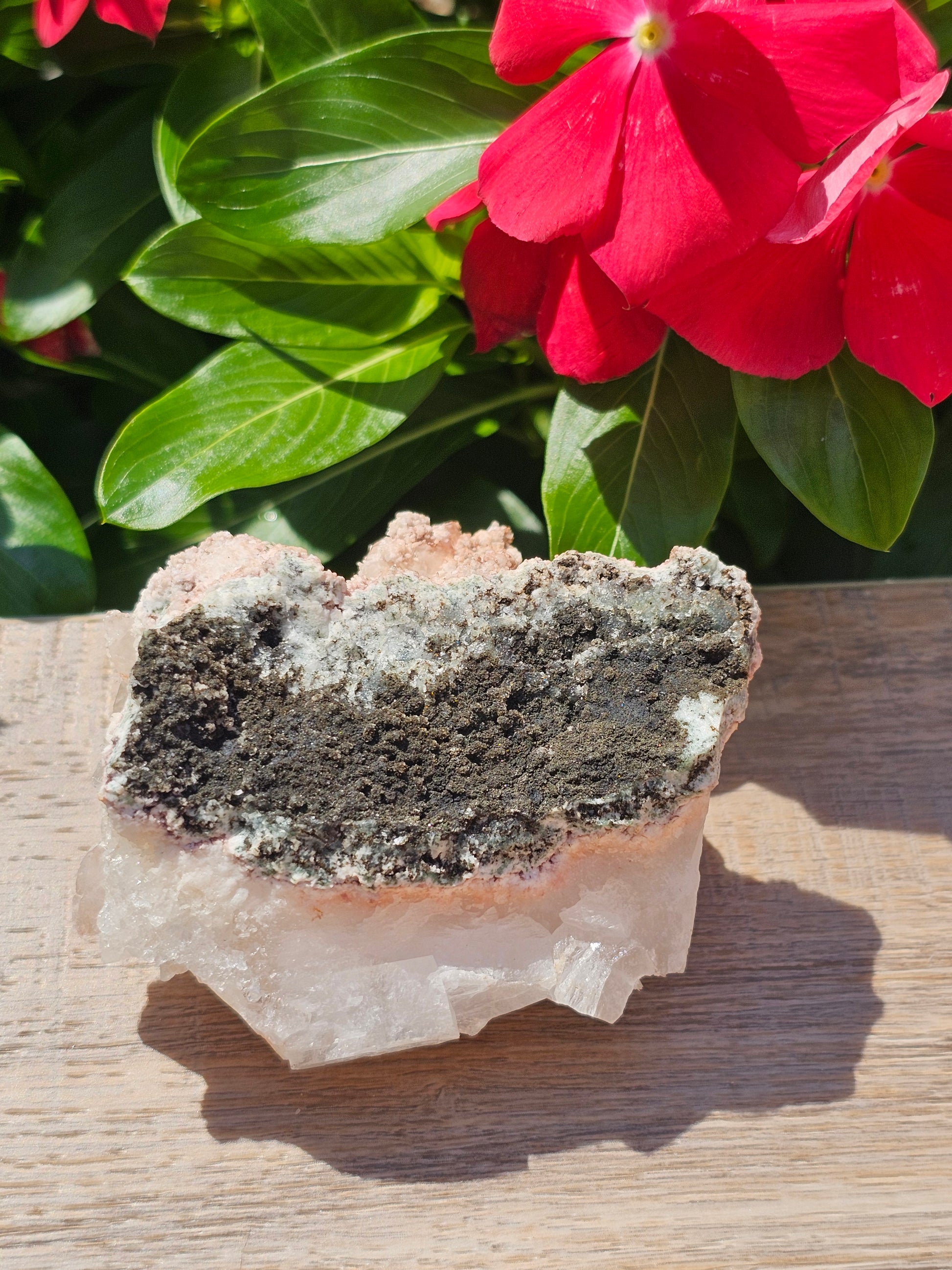 Apophyllite Stillbite Clear Quartz Raw Crystal Cluster