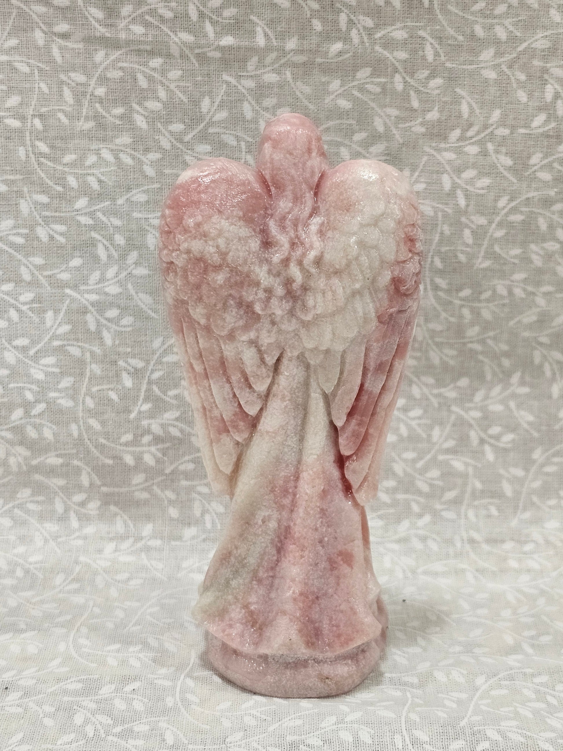 Pink Opal Crystal Angel 4.5 Inch